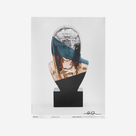 Daniel Arsham Amalgamized Bust of Veiled Woman Poster 2023 Edition of 150 (Signed Ver.)