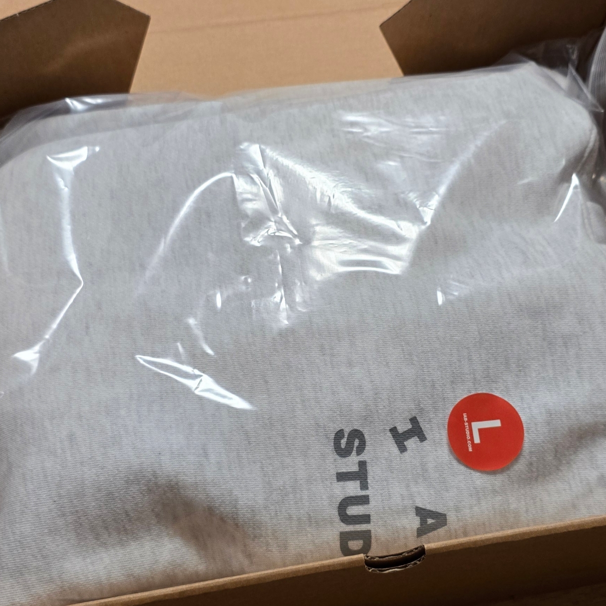 IAB Studio Hoodie Light Gray 착용 스타일 - 2