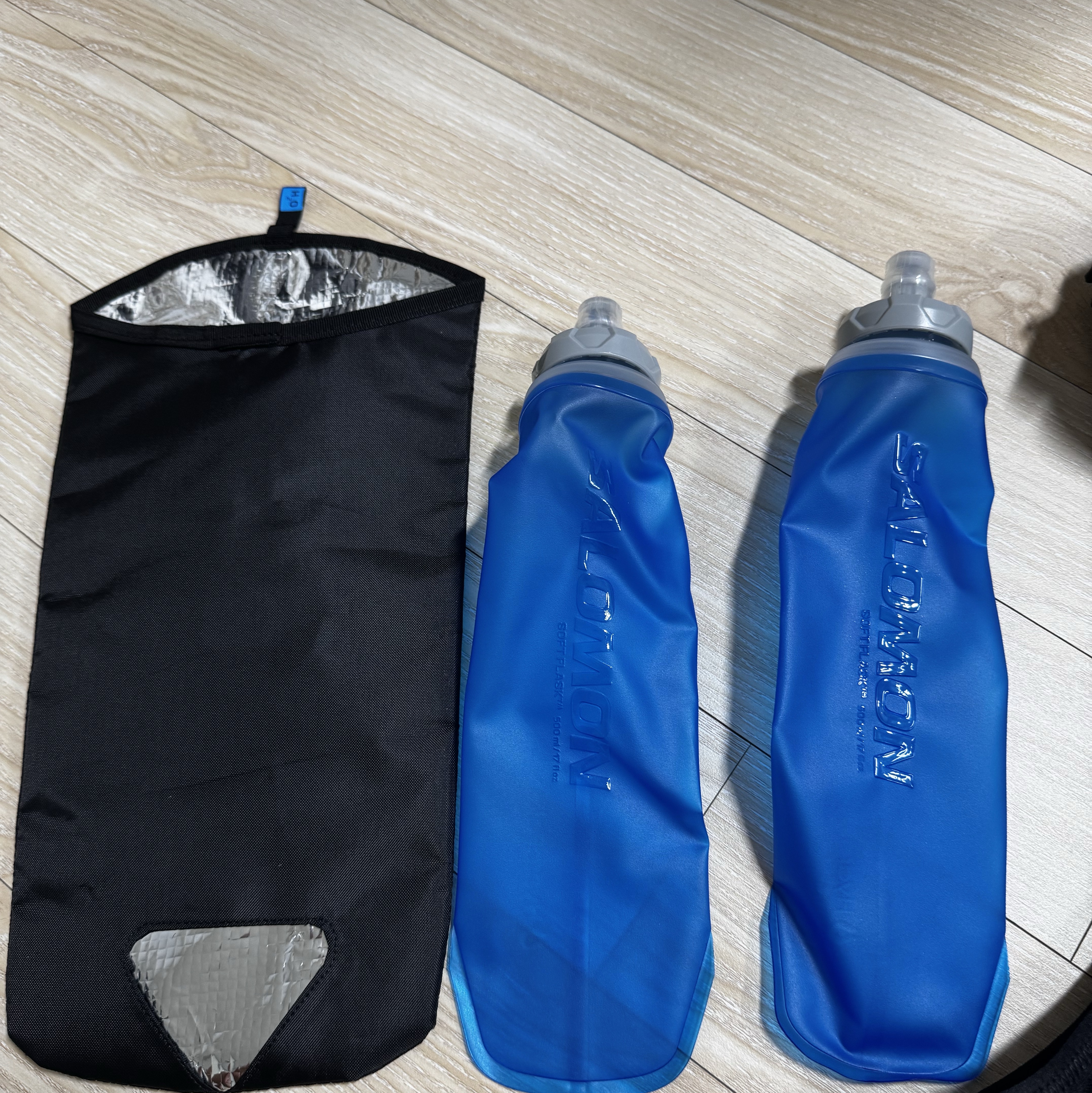 Salomon Advanced Skin 12 Set Black Ebony 착용 스타일 - 5