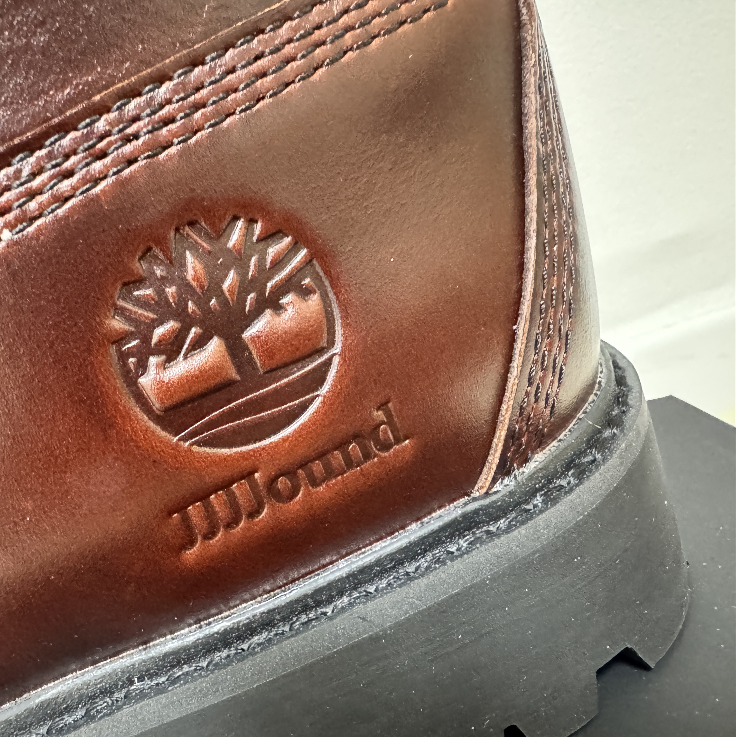 Timberland x JJJJound Premium 6 Inch Waterproof Boot Brown - Wide 착용 스타일 - 2