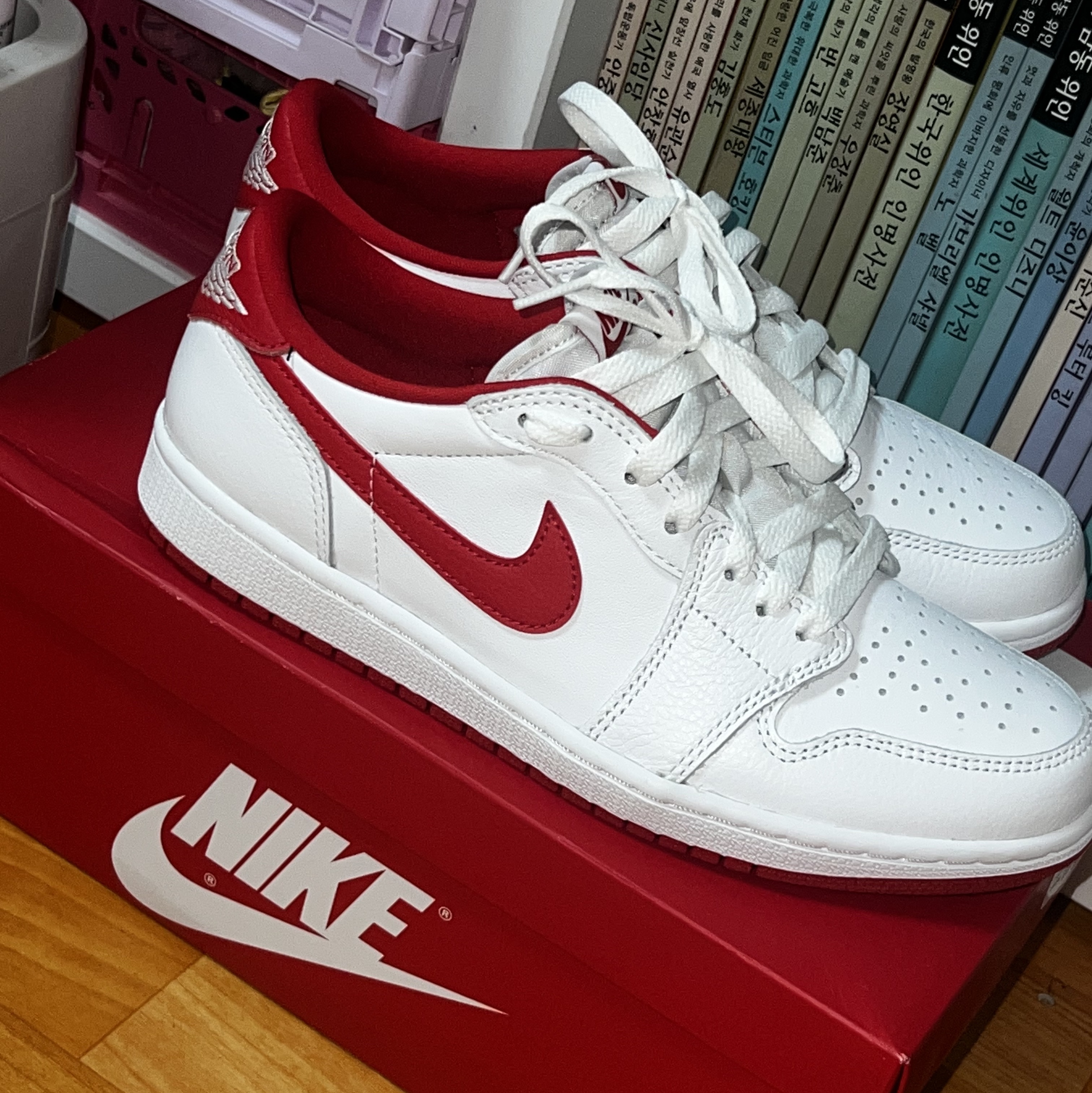 Jordan 1 Retro Low OG University Red 착용 스타일 - 2