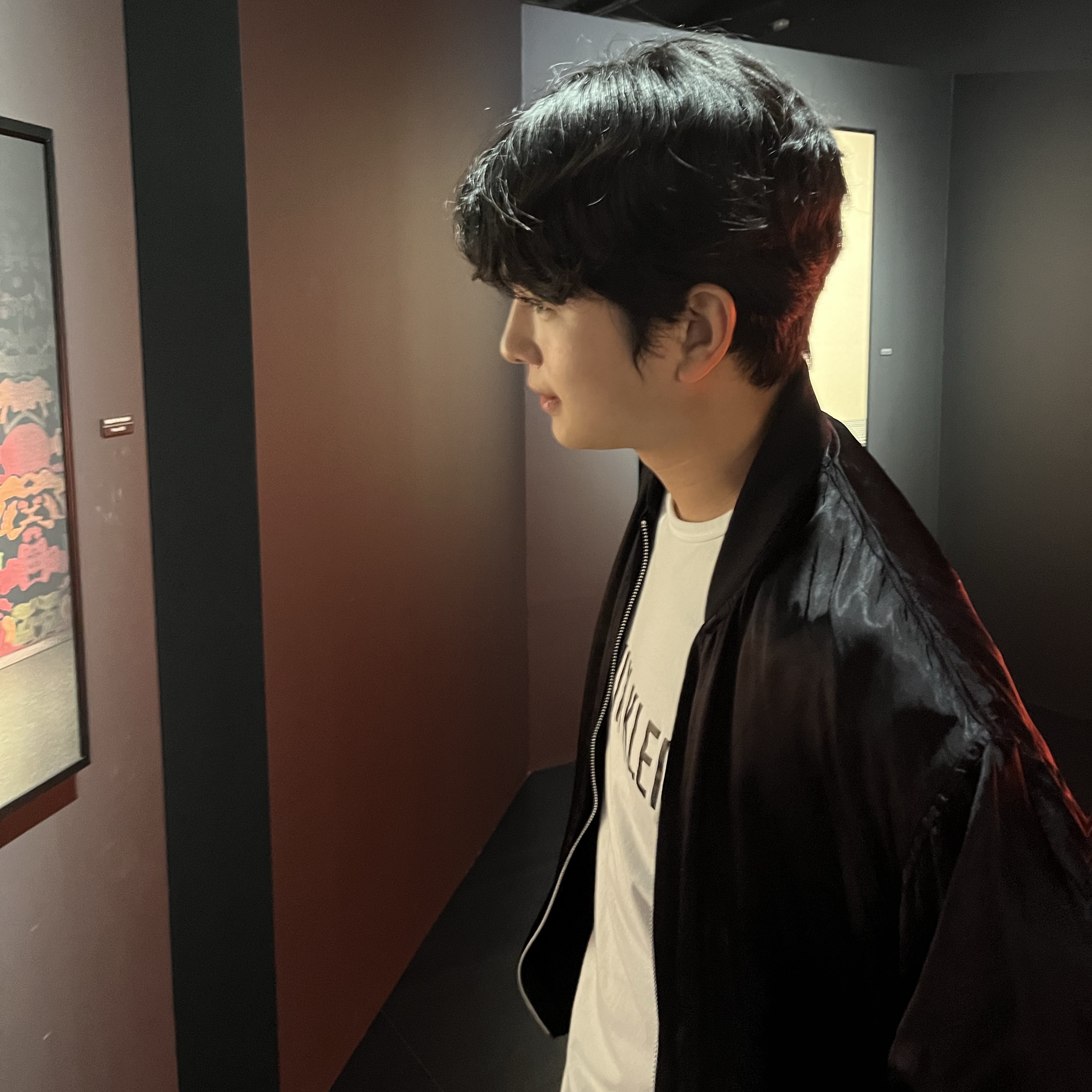 CDG '84-85 Staff Blouson Black 착용 스타일 - 2