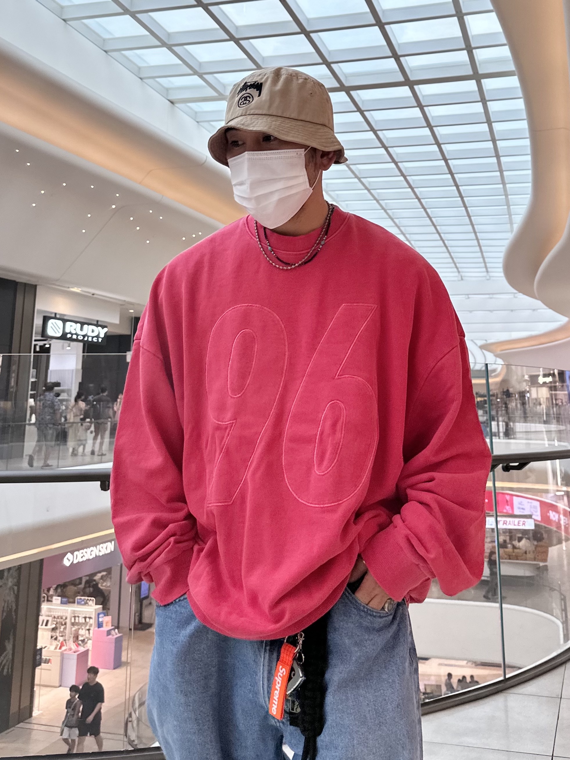 Supreme Ripstop Keychain Orange - 24SS 착용 스타일 - 5