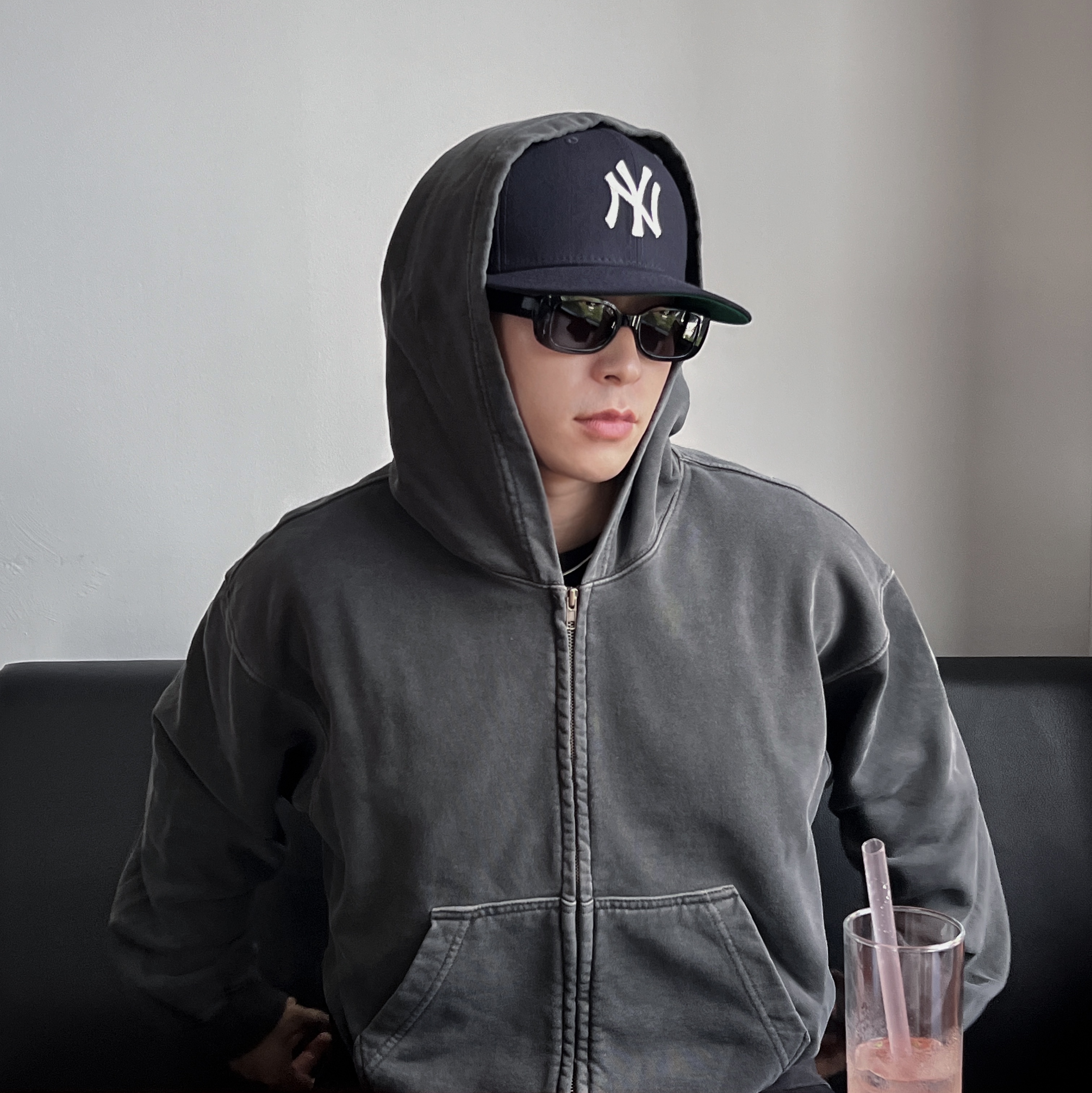 Thisisneverthat x New Era x MLB New York Yankees 59Fifty Classic Navy 착용 스타일 - 3