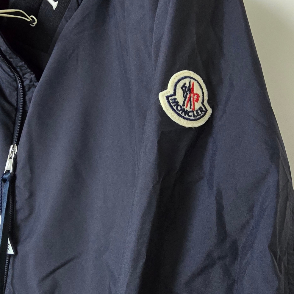 Moncler Beid Hooded Jacket Blue - 23SS 착용 스타일 - 3