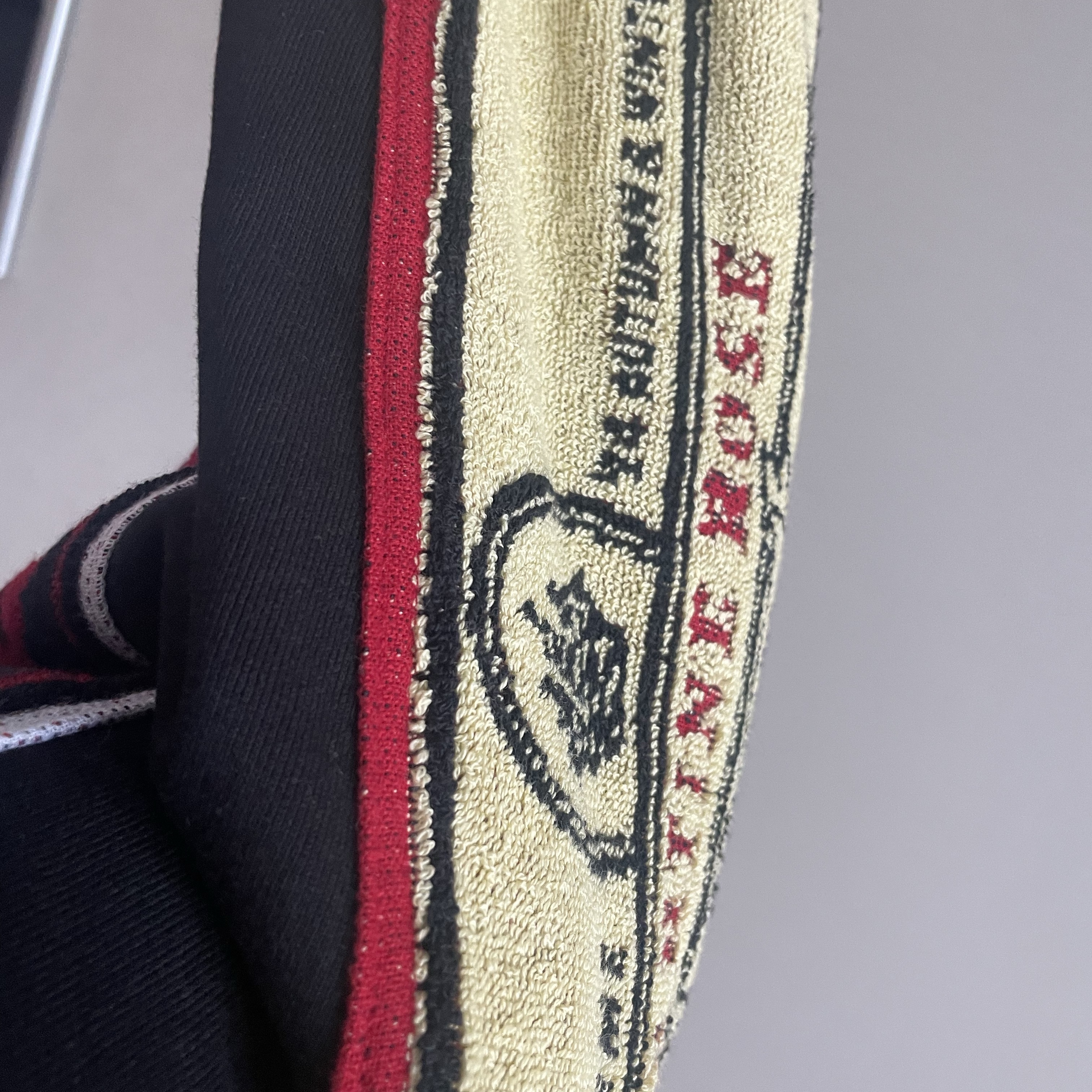 Supreme x Martine Rose Towel Zip Up Hooded Sweatshirt Black - 24FW 착용 스타일 - 2
