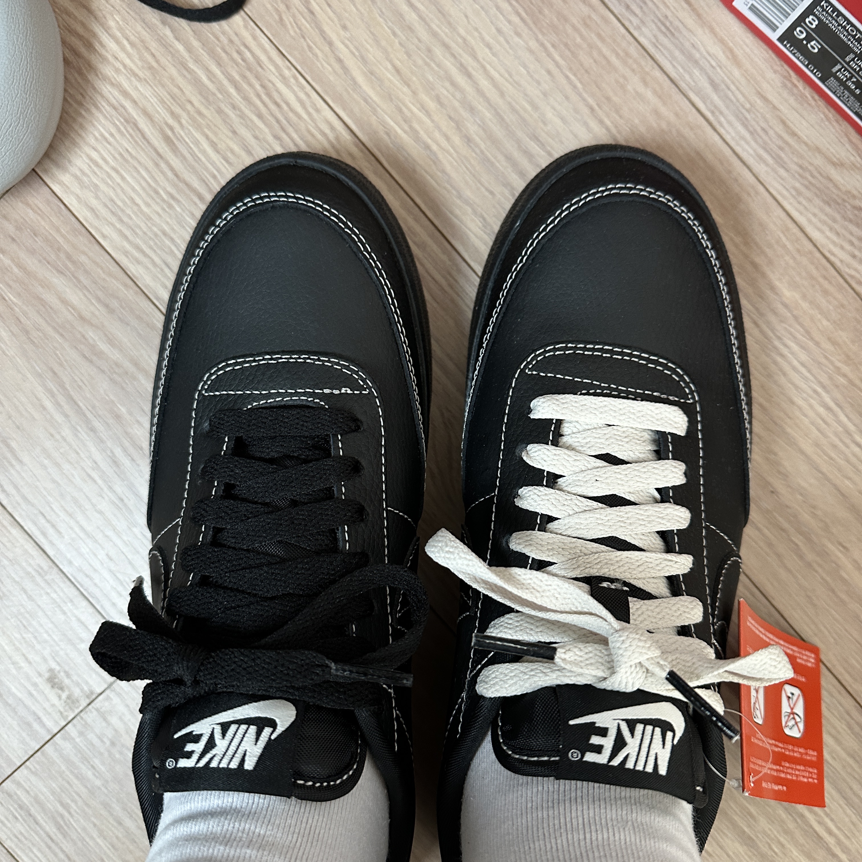 Nike Killshot 2 Black Phantom 착용 스타일