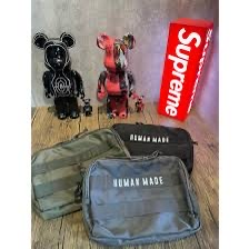 Human Made Military Pouch Small Olive Drab 착용 스타일