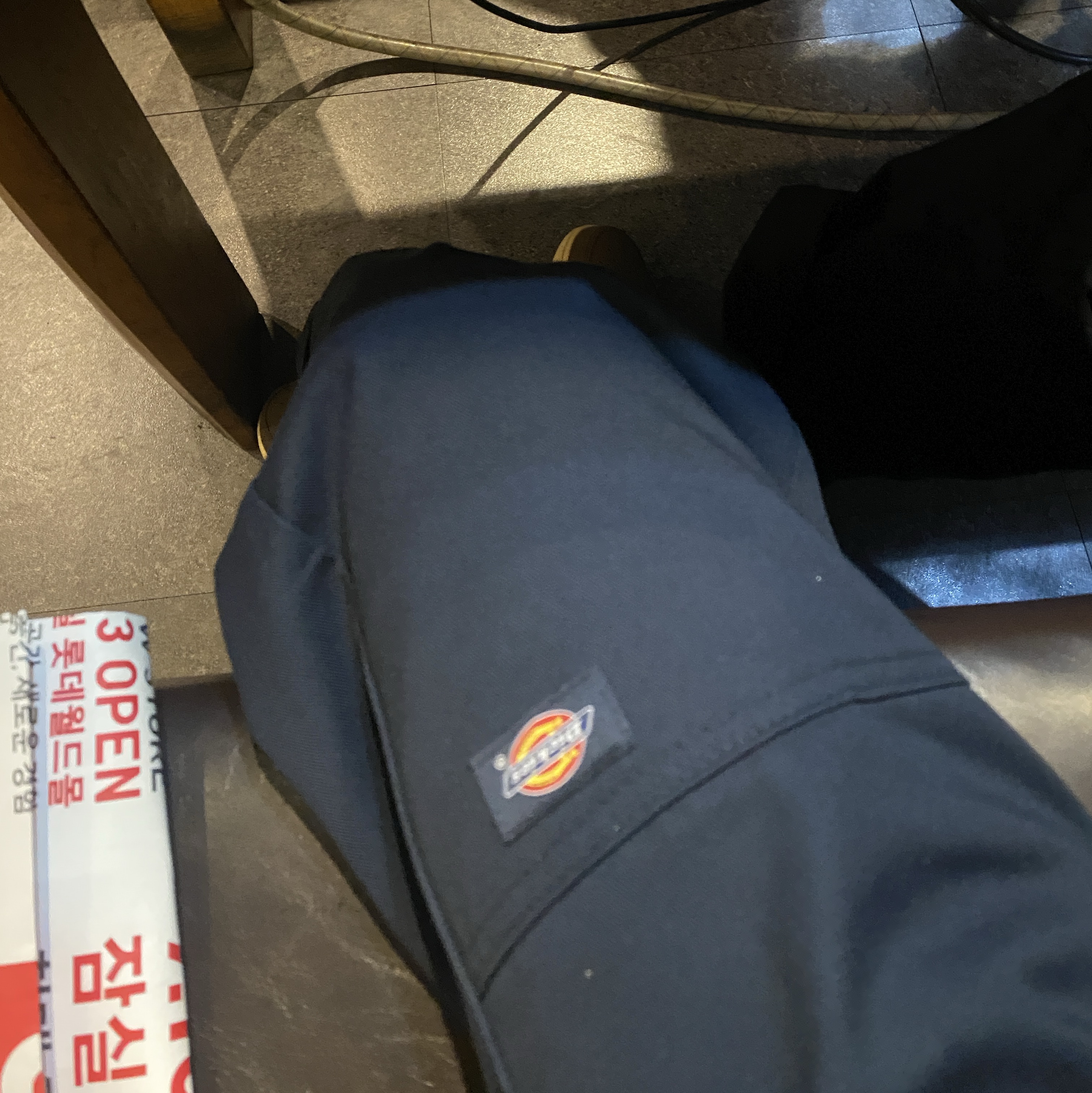 Dickies Original 874 Work Pant Dark Navy 착용 스타일