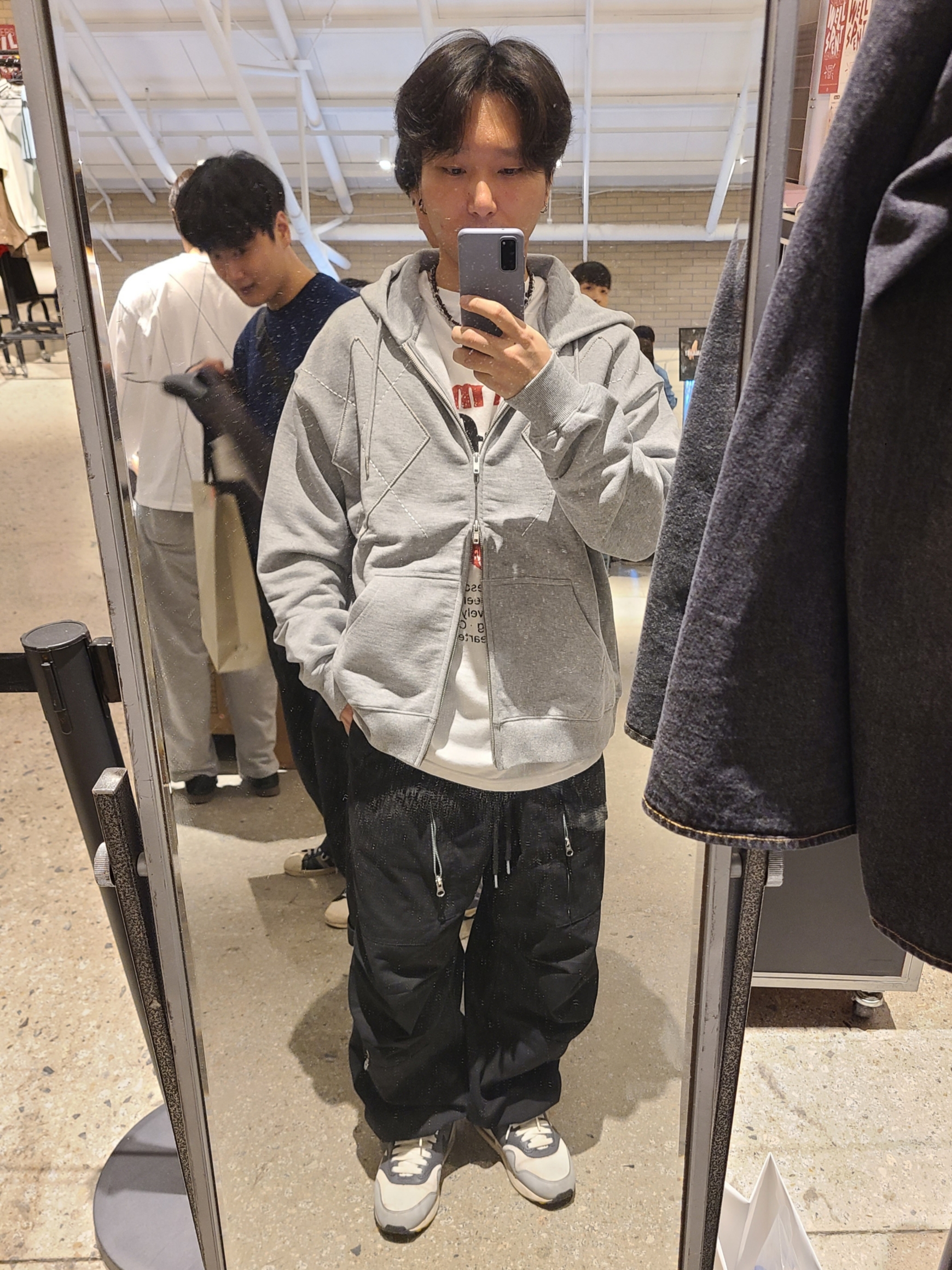 Flavorism Ripstop Parachute Cargo Pants Black, Nike Air Max 1 City Pack London 착용 스타일 - 2