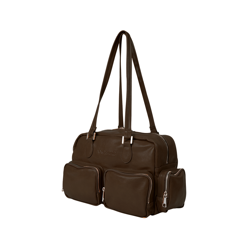 아노에틱 클래식 아웃포켓 숄더 백 브라운(Anoetic Classic Outpocket Shoulder Bag Brown) - 2