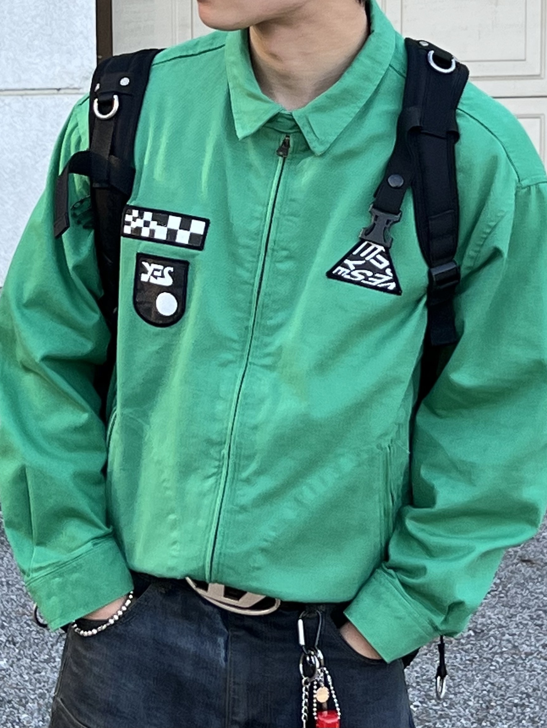 Gentle Monster x Maison Margiela MM106 Black Black, (W) Jordan 1 Retro High OG Lucky Green ์ฐฉ์ฉ ์คํ์ผ - 3