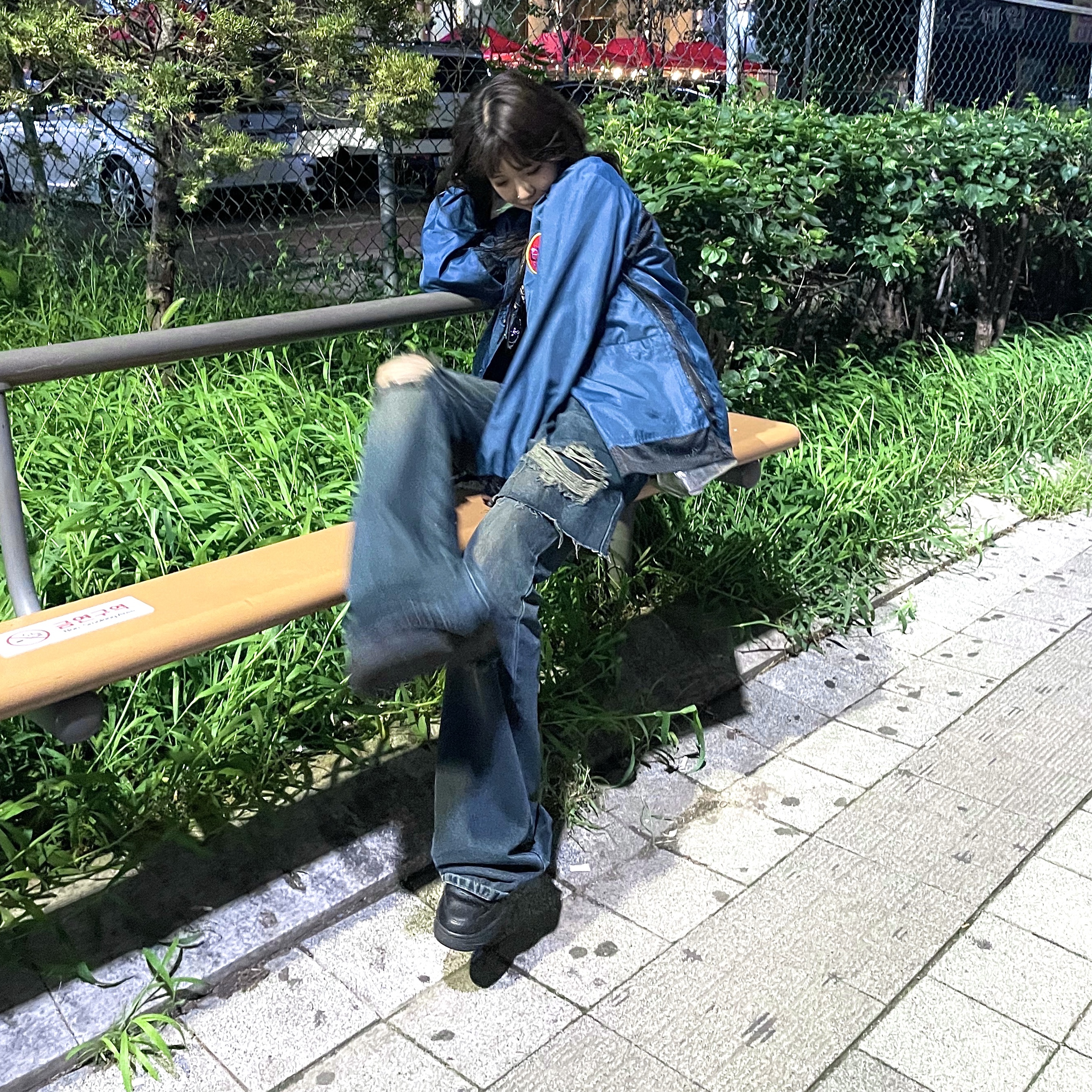 Nike x Supreme Air Force 1 Low Black, Palace Palace Shop Reusable Bag Silver - 22FW 착용 스타일