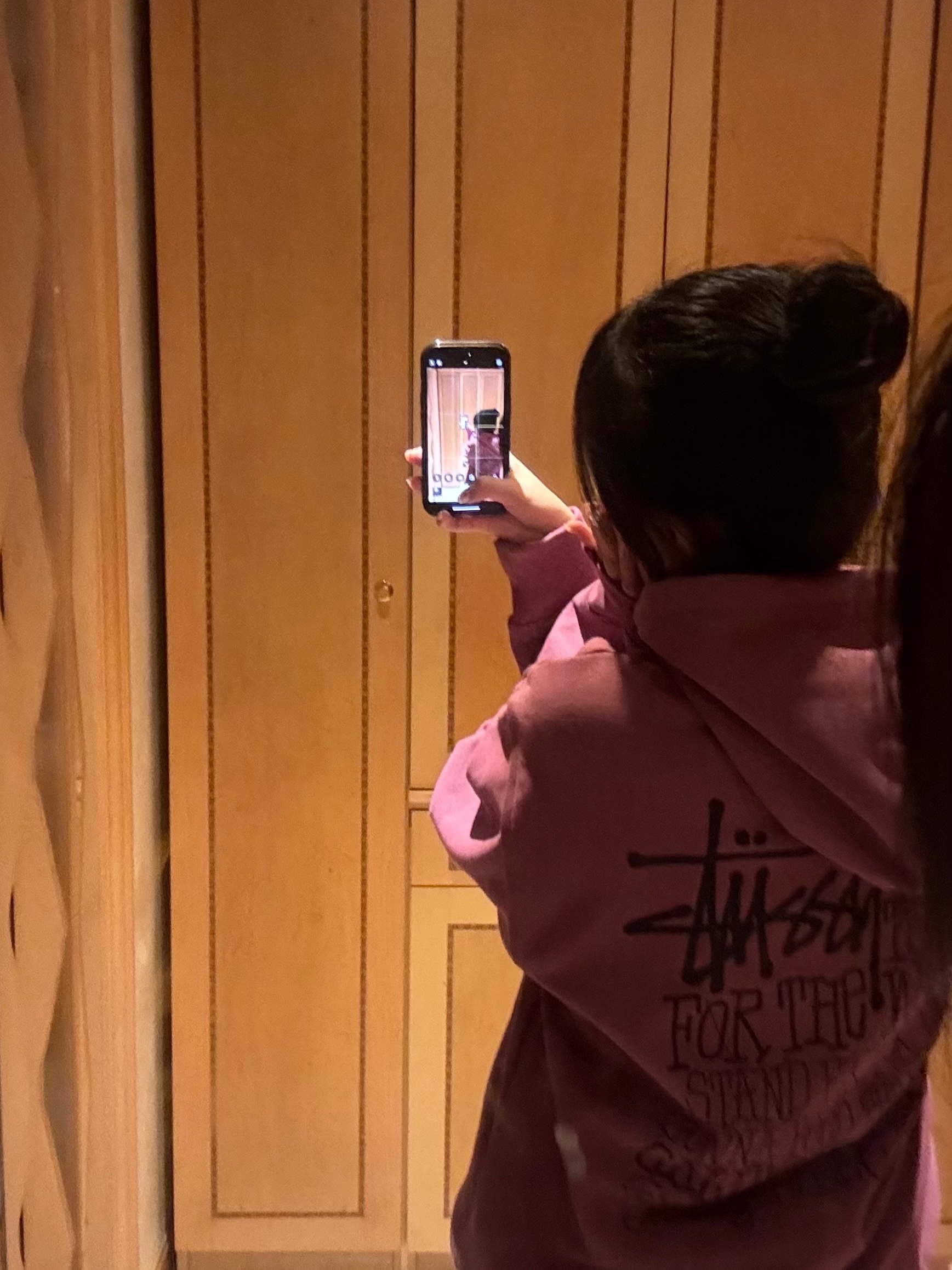 Stussy California Grown Hoodie Berry 착용 스타일