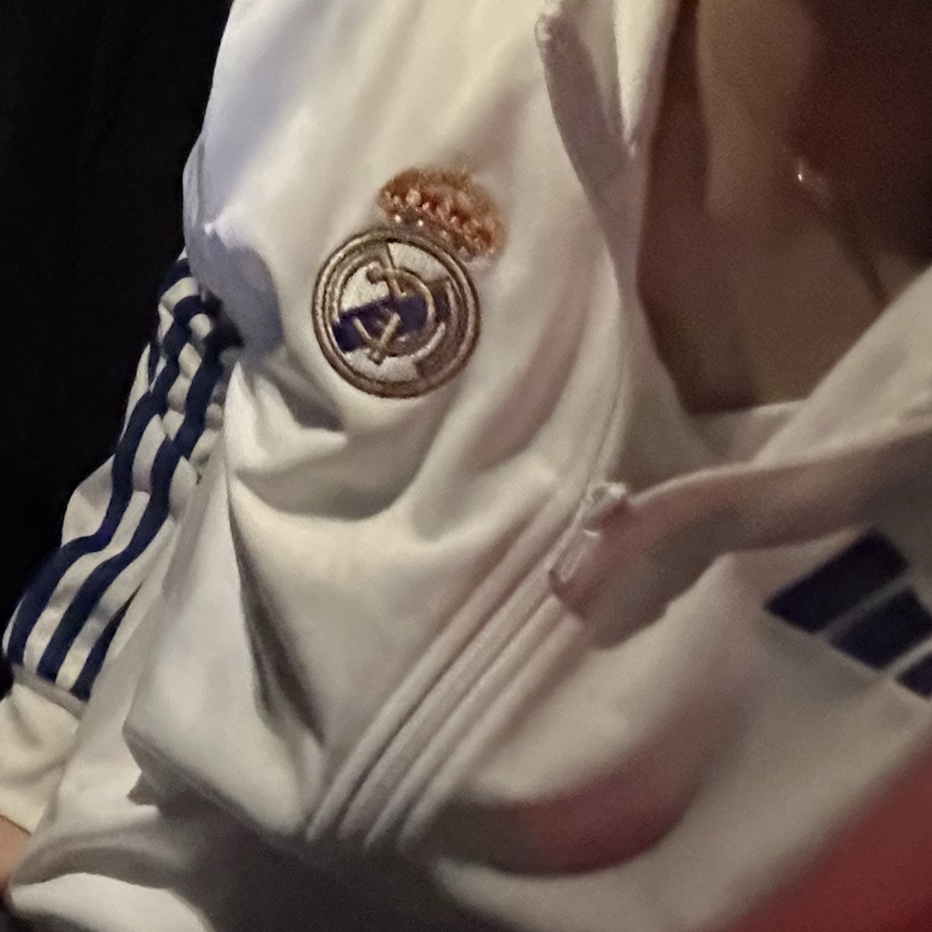 Adidas Real Madrid DNA Track Top White - US Sizing 착용 스타일