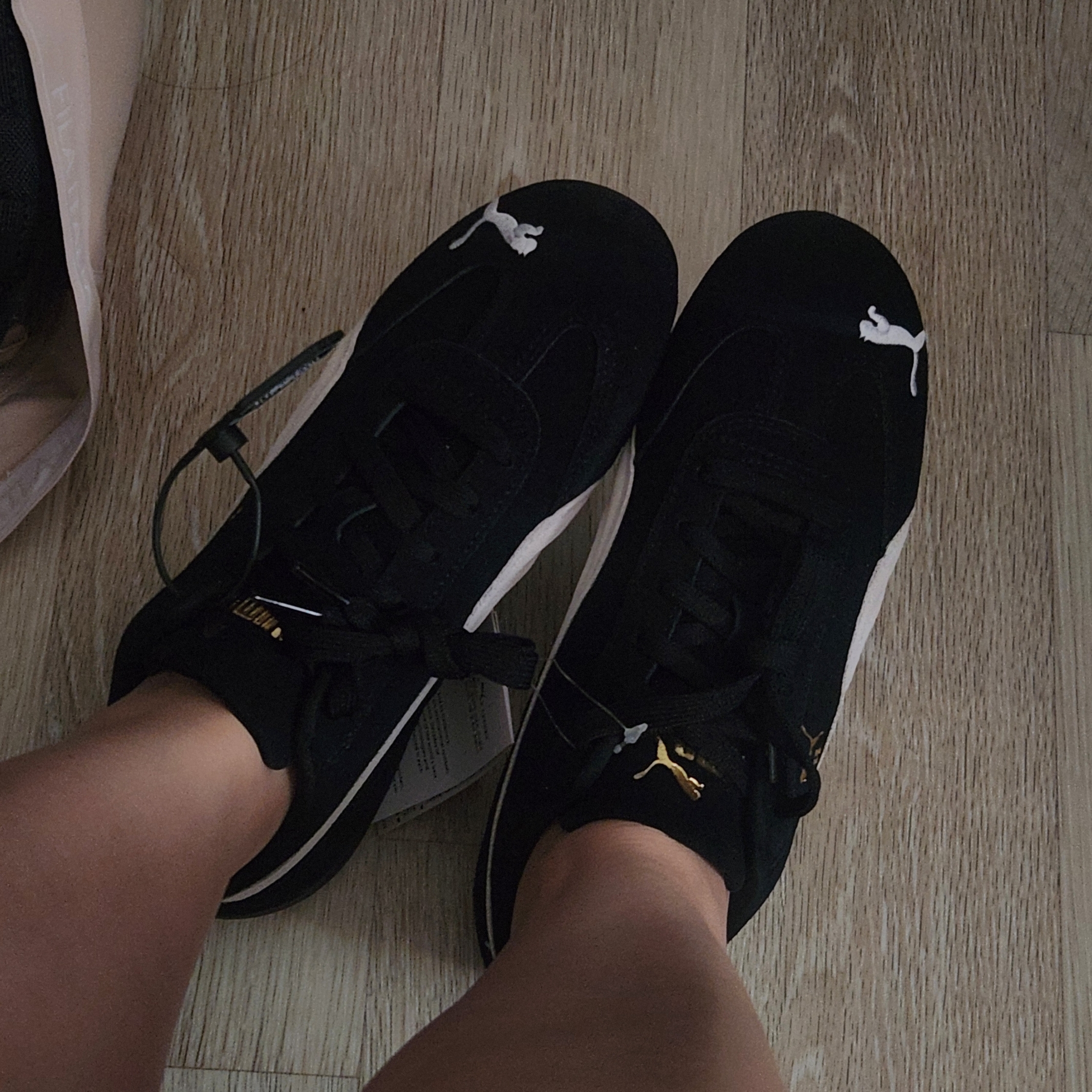 Puma Speedcat OG Black White 착용 스타일