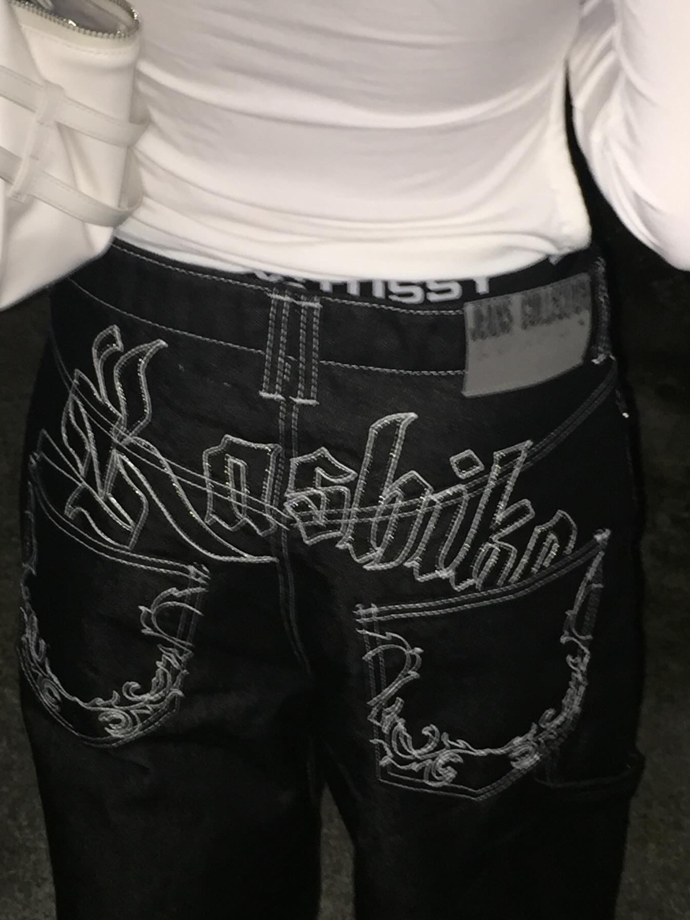 Stussy Boxer Briefs Black (3 Pack) 착용 스타일 - 1