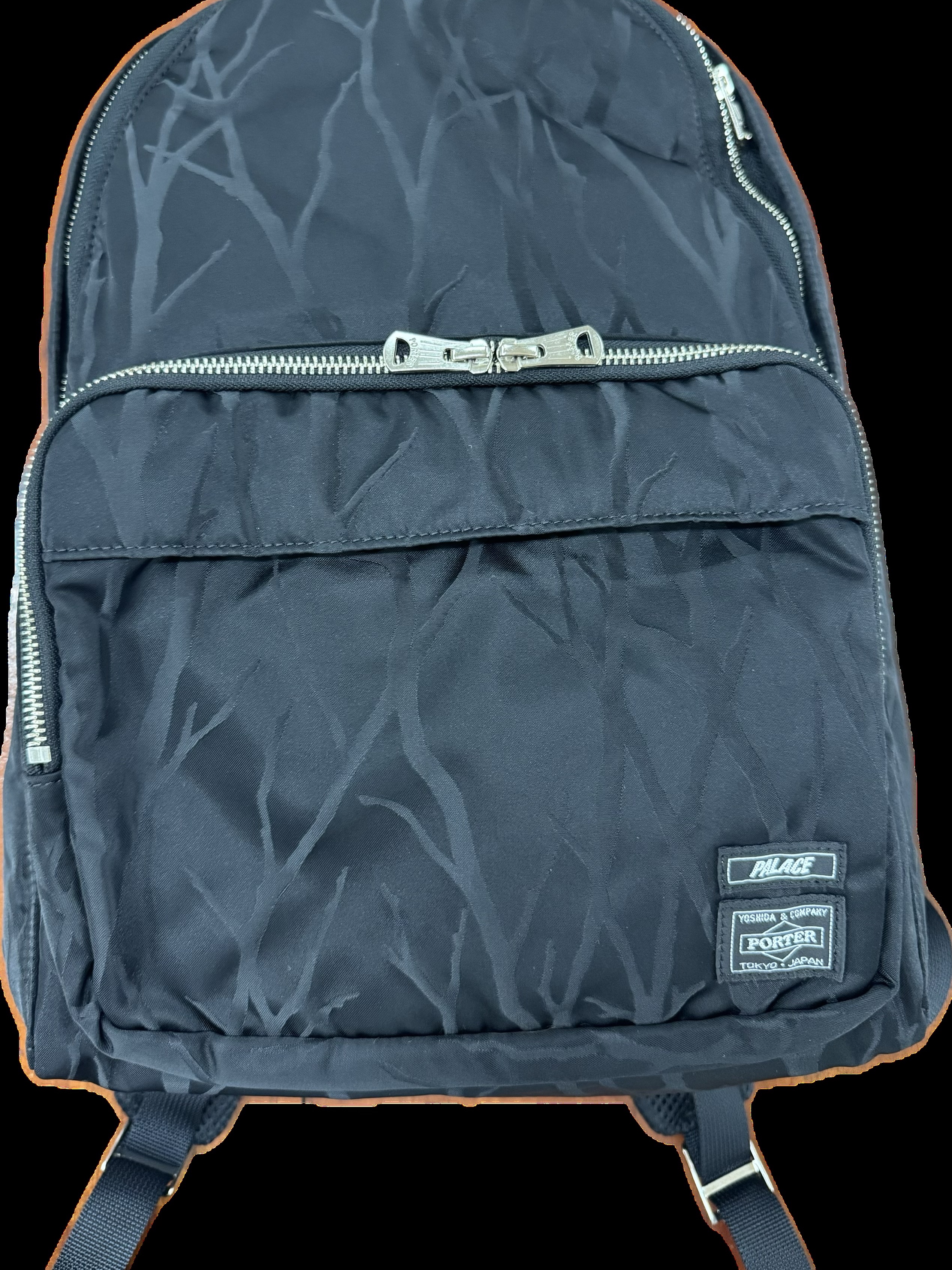 Porter x Palace Backpack Black - 24FW 착용 스타일