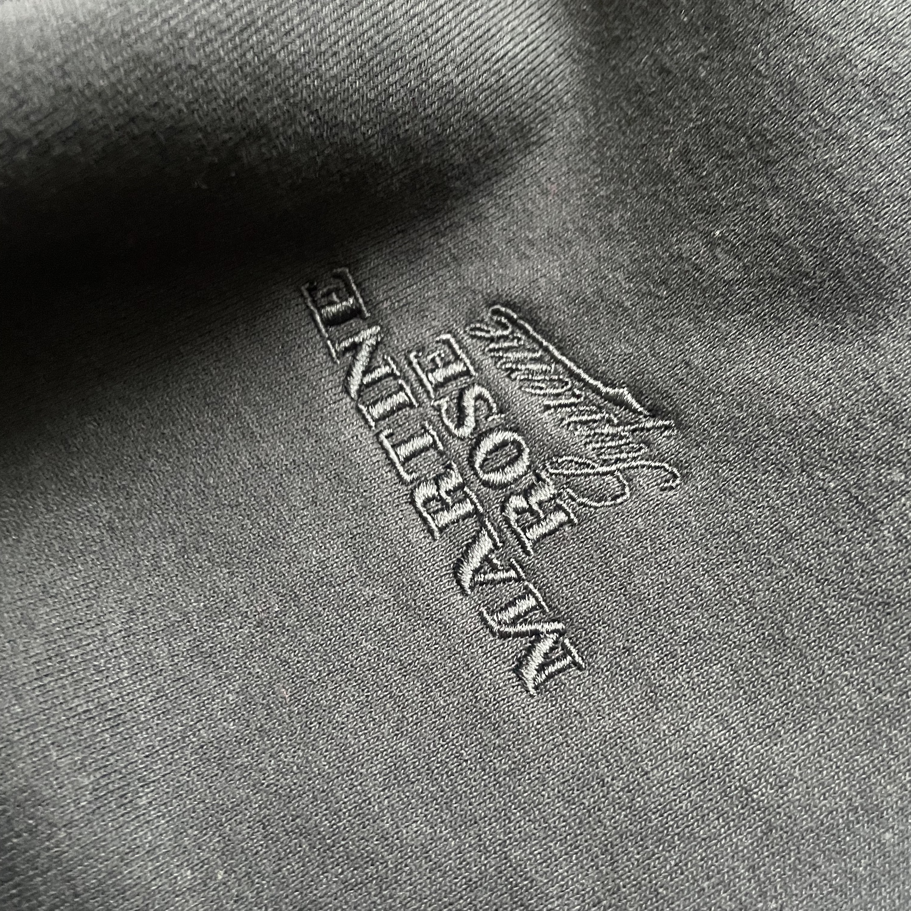 Supreme x Martine Rose Towel Zip Up Hooded Sweatshirt Black - 24FW 착용 스타일 - 4