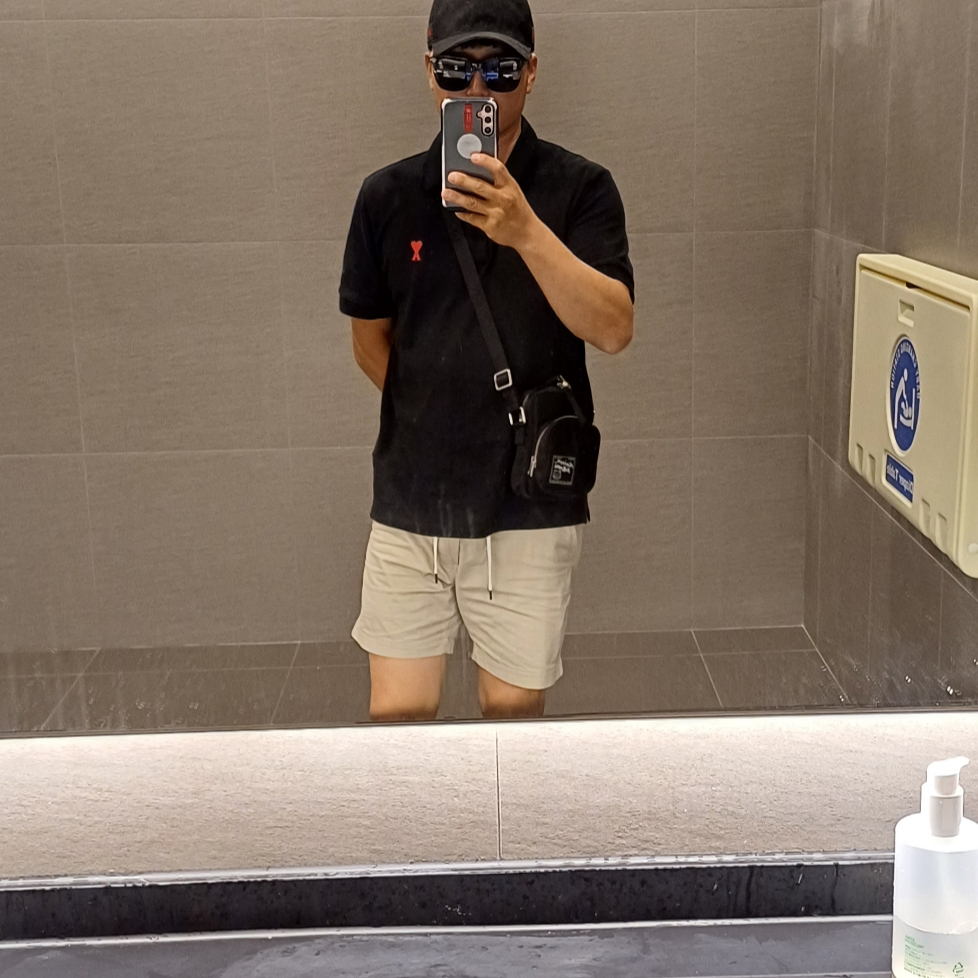 [30%적립] Polo Ralph Lauren 15.2cm Polo Prepster Stretch Chino Short Light Beige, Nike Air Force 1 '07 Black White 착용 스타일 - 2