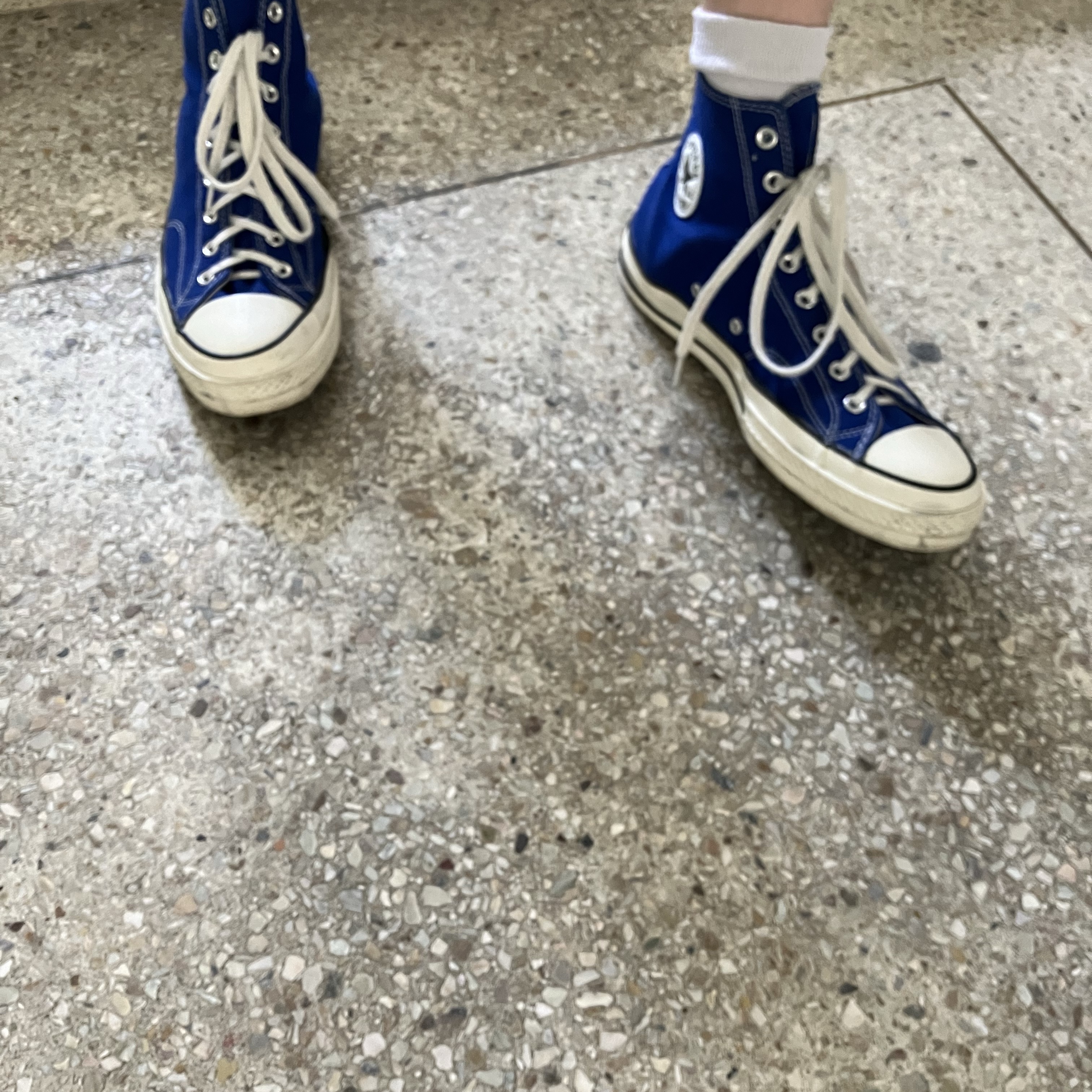 Converse Chuck 70 High Rush Blue 착용 스타일