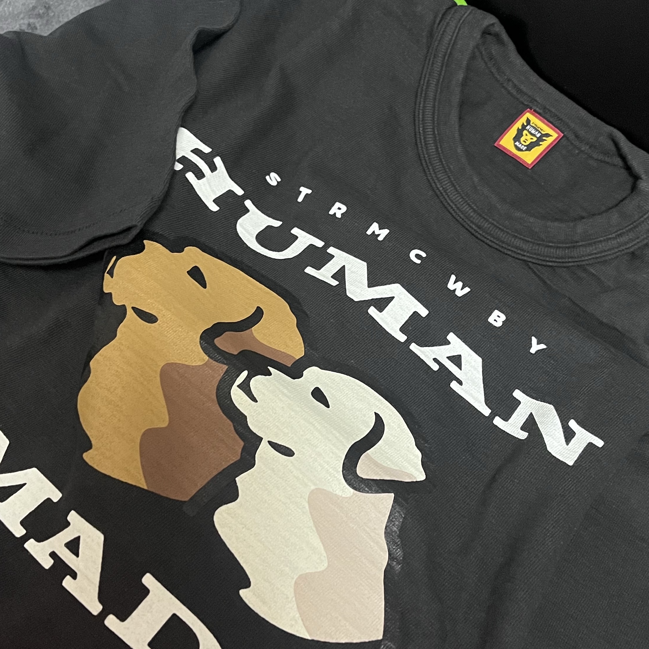 Human Made Graphic T-Shirt #12 Black 착용 스타일