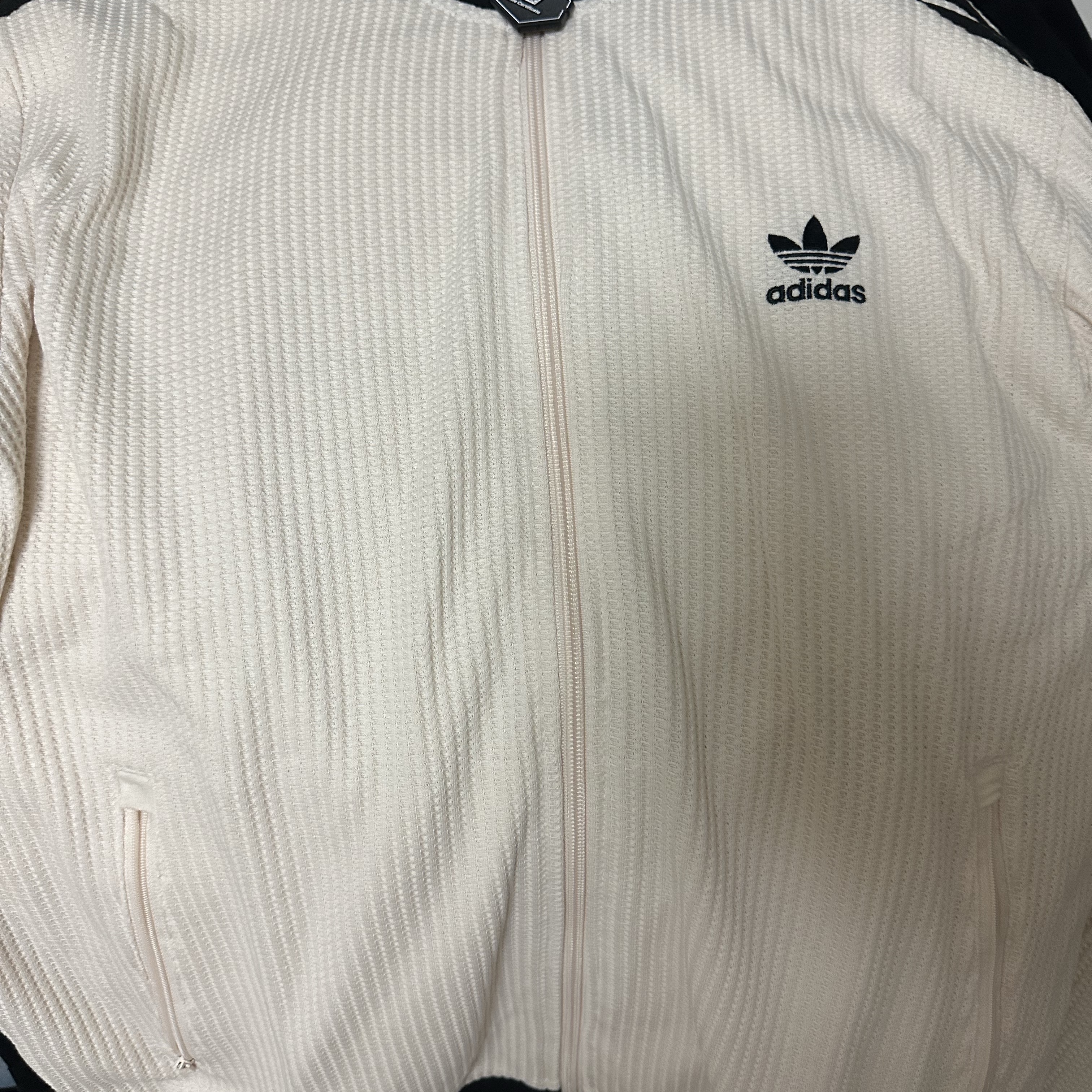 Adidas Waffle Beckenbauer Track Top Wonder White - KR Sizing 착용 스타일