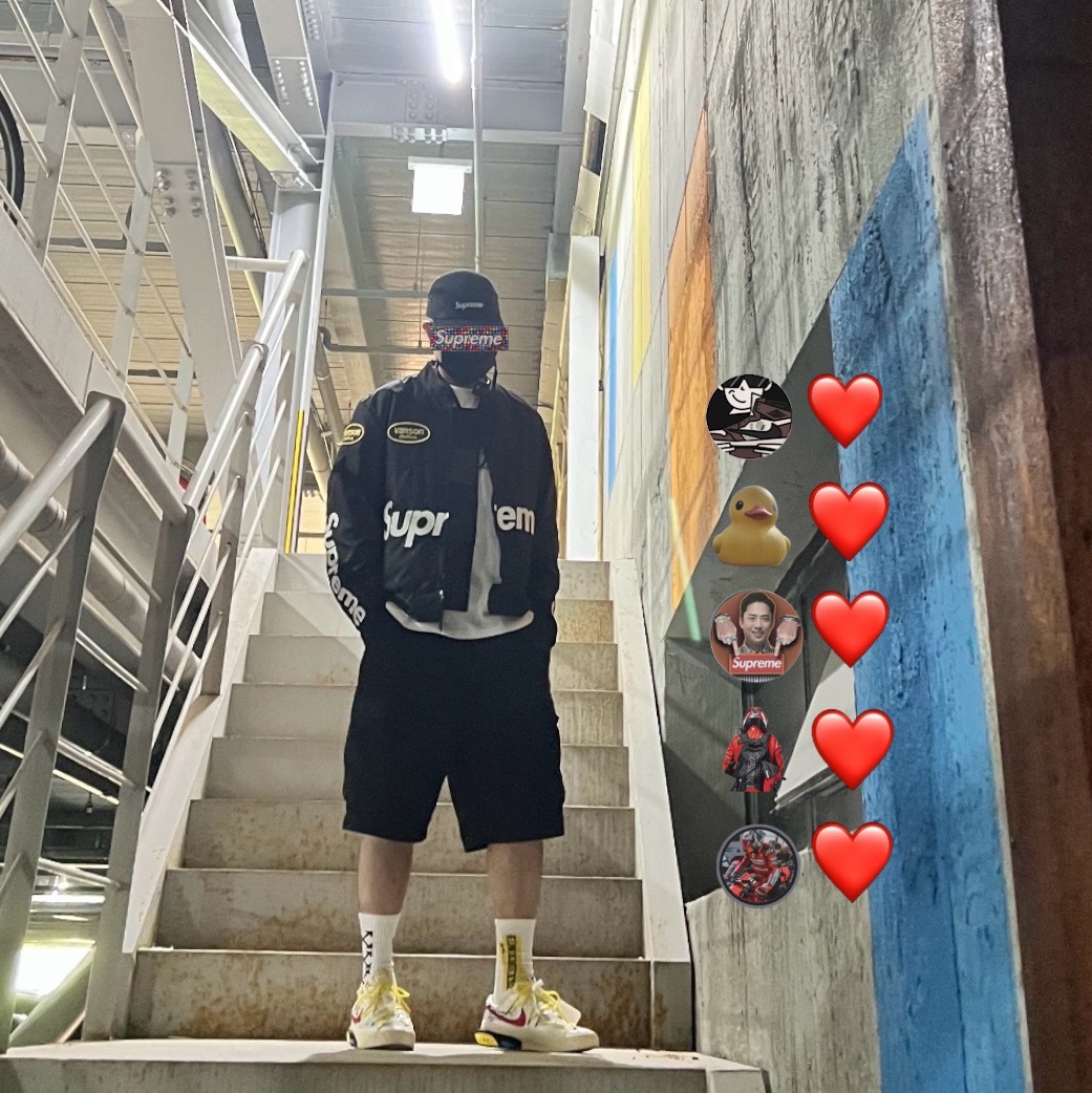 Supreme x Vanson Leathers Cordura Jacket Black - 21SS 착용 스타일