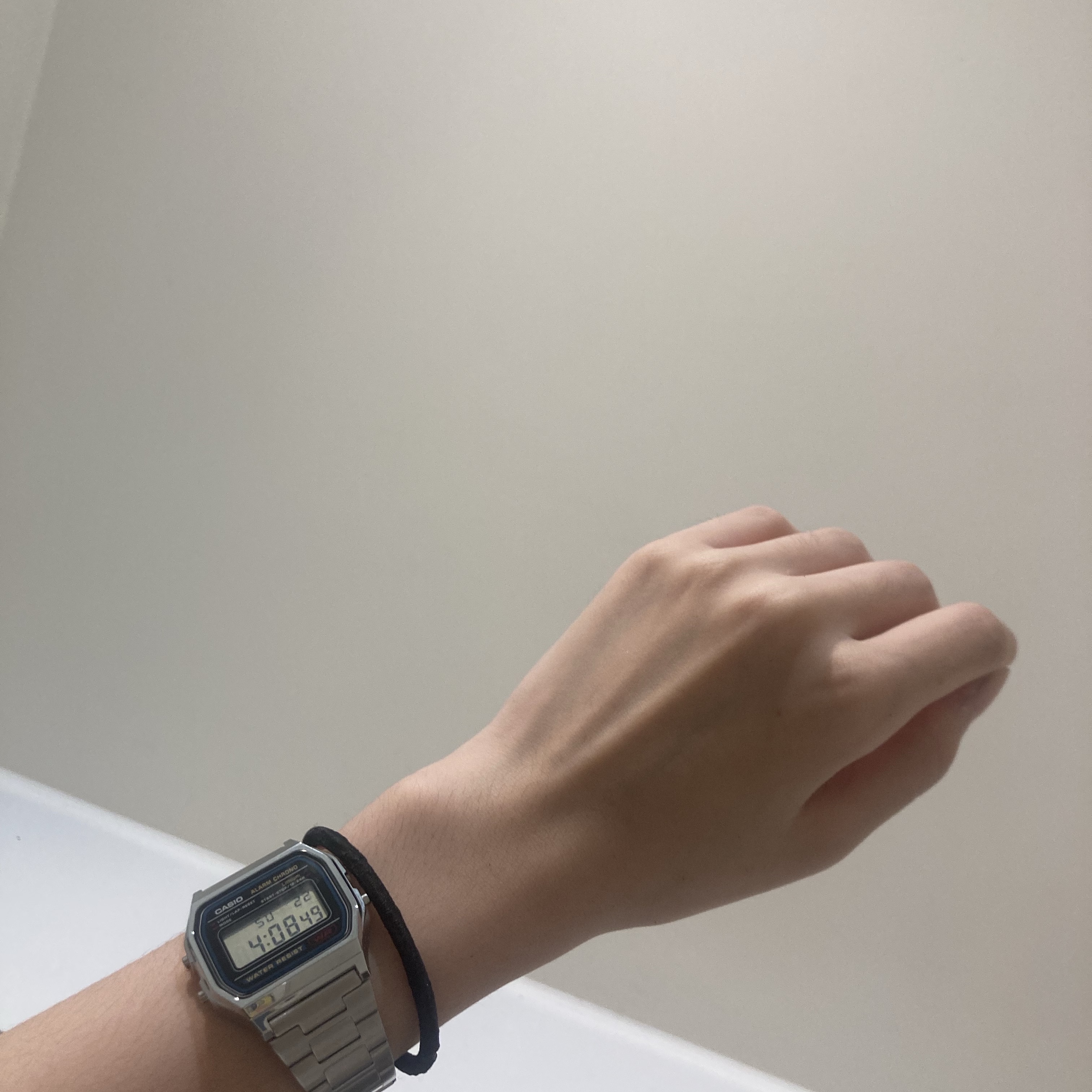 Casio A-158WA-1 착용 스타일 - 2