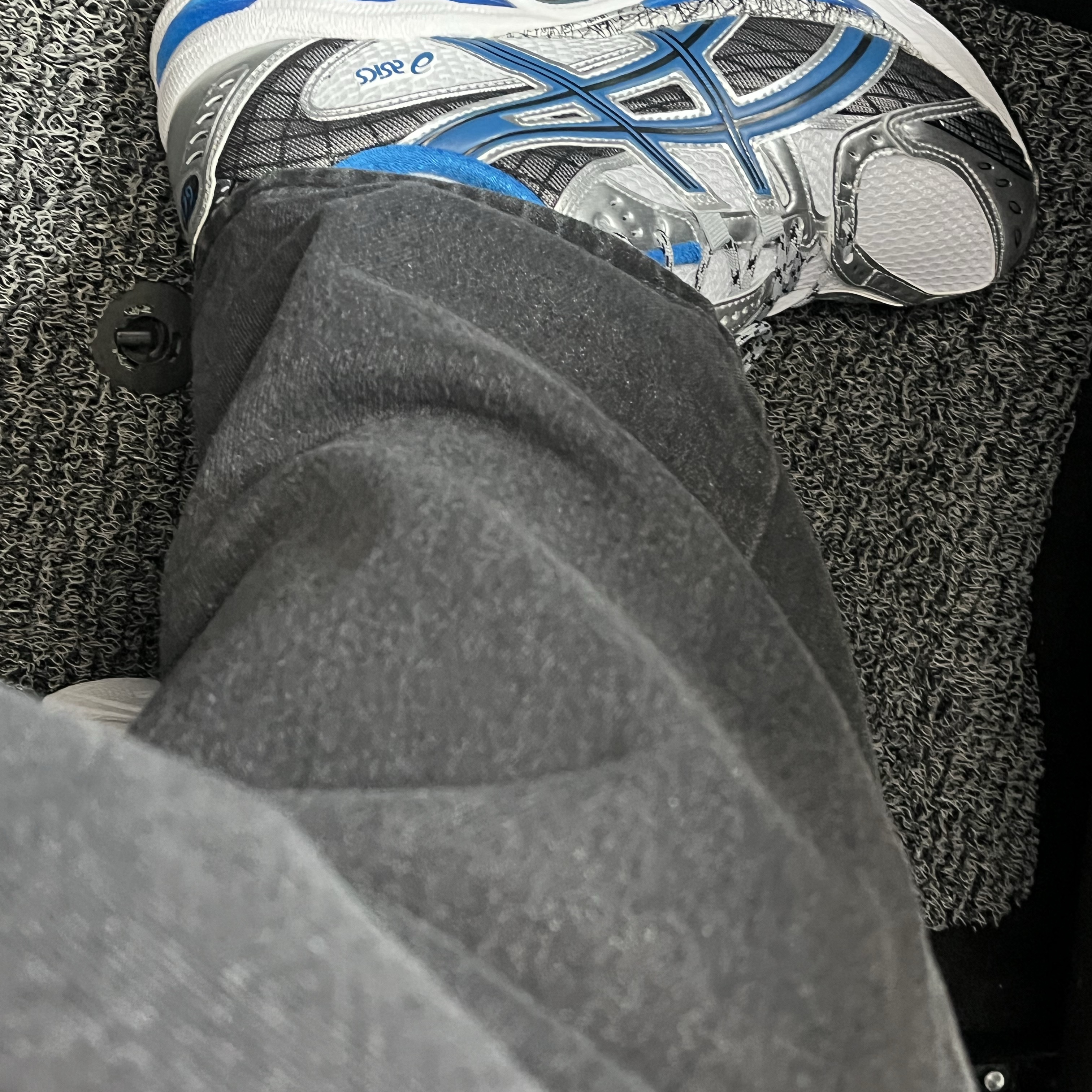 Asics Gel-Nimbus 10.1 White Directoire Blue, Human Made Card Case Navy 착용 스타일 - 3