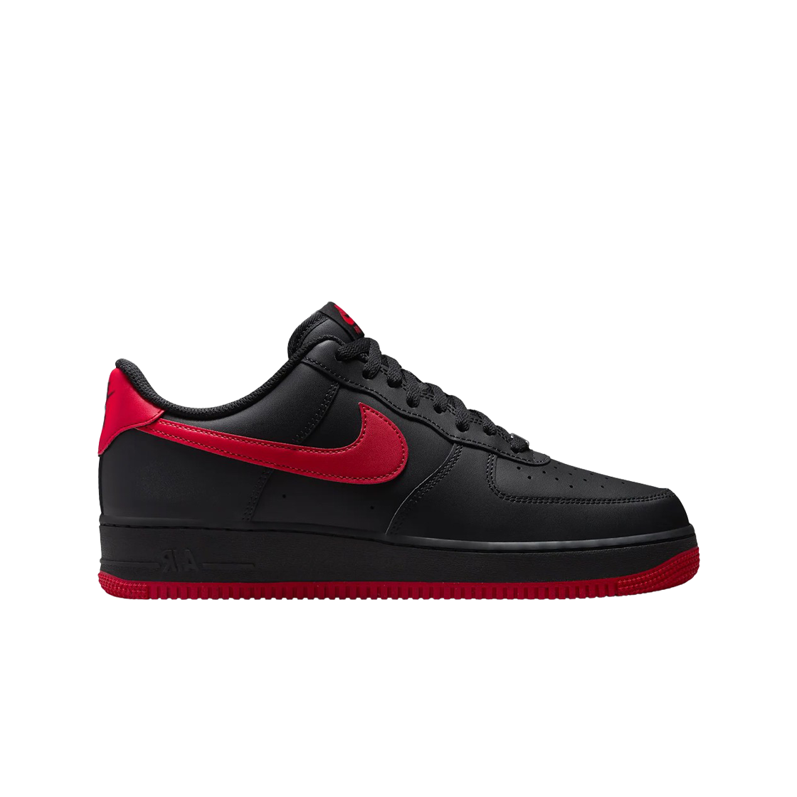 나이키 에어포스 1 '07 블랙 유니버시티 레드(Nike Air Force 1 '07 Black University Red)