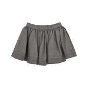 Shushu/Tong Women Tuck-Edge Short Skirt Grey - 24FW