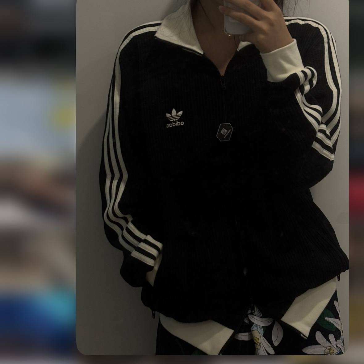 Adidas Waffle Beckenbauer Track Top Black - KR Sizing 착용 스타일