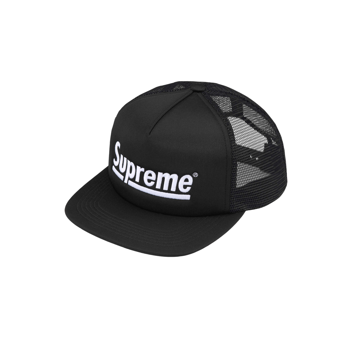 Supreme Underline Mesh Back 5-Panel Black - 24FW 상세 이미지 1