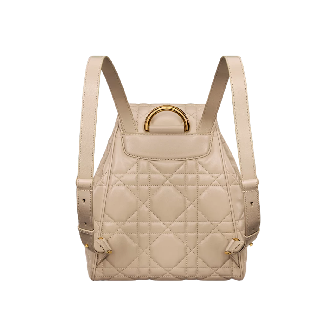 Dior Caro Medium Backpack Macrocannage Calfskin Powder Beige 상세 이미지 2