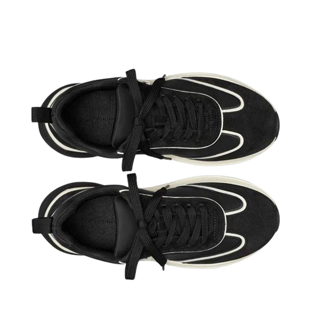 (W) 토리버치 굿 럭 스니커즈 블랙 화이트((W) Tory Burch Good Luck Sneakears Black White) - 2