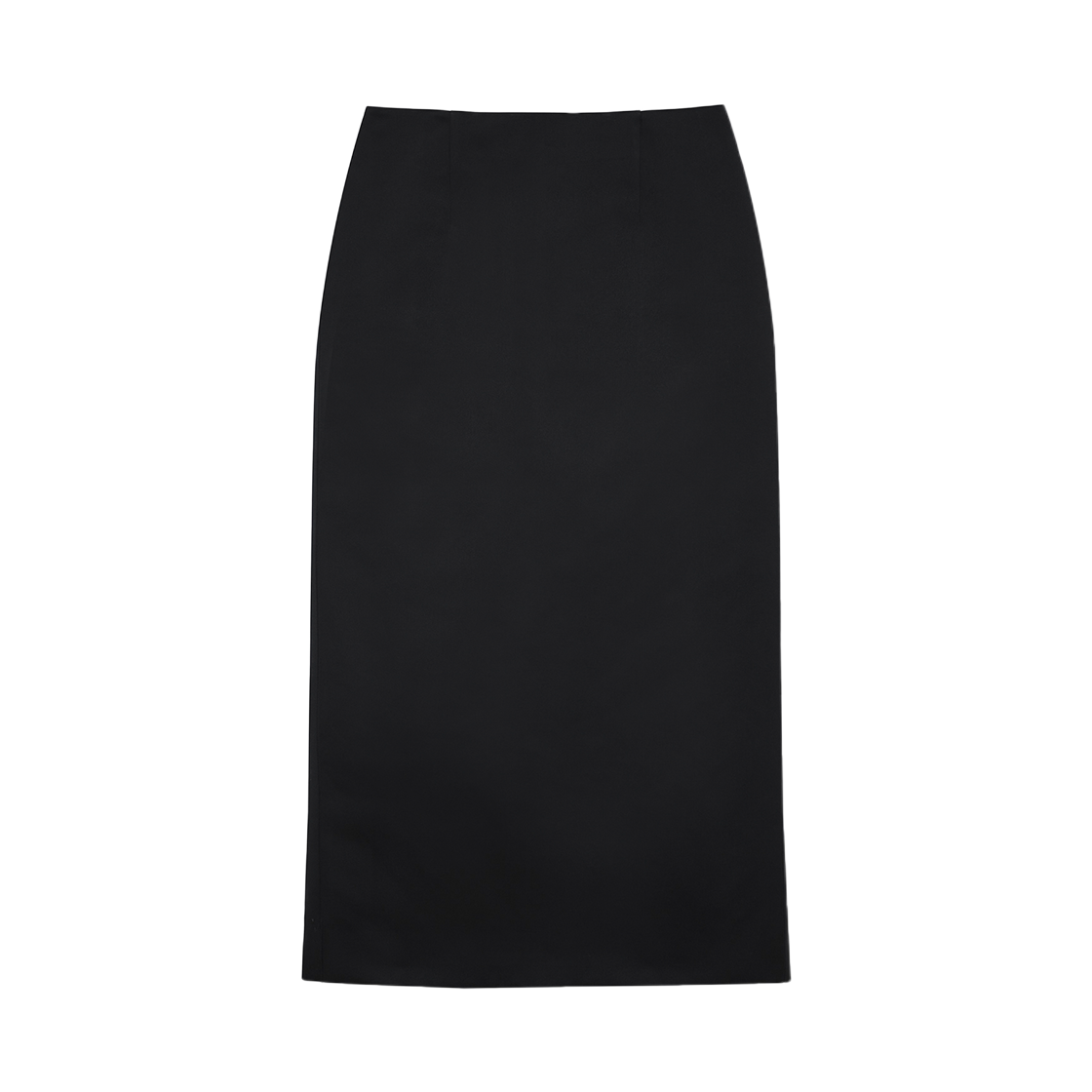 Shushu/Tong Women Straight Fitted Midi Skirt Black - 24FW 상세 이미지 1