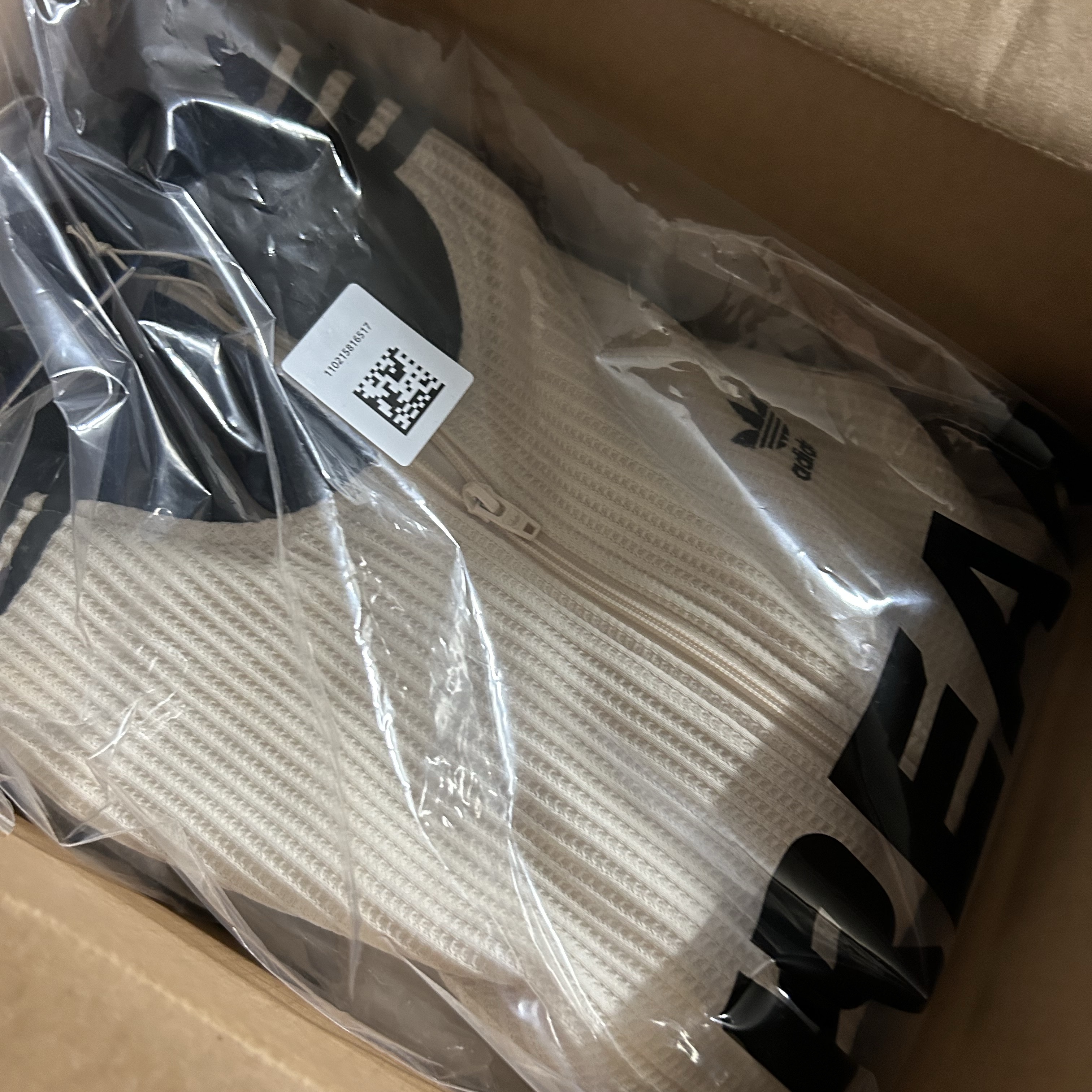 Adidas Waffle Beckenbauer Track Top Wonder White - KR Sizing 착용 스타일