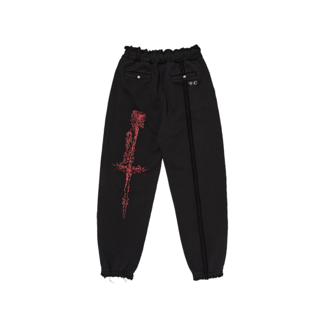 Thug Club Dragon Sweat Pants Black 상세 이미지 2