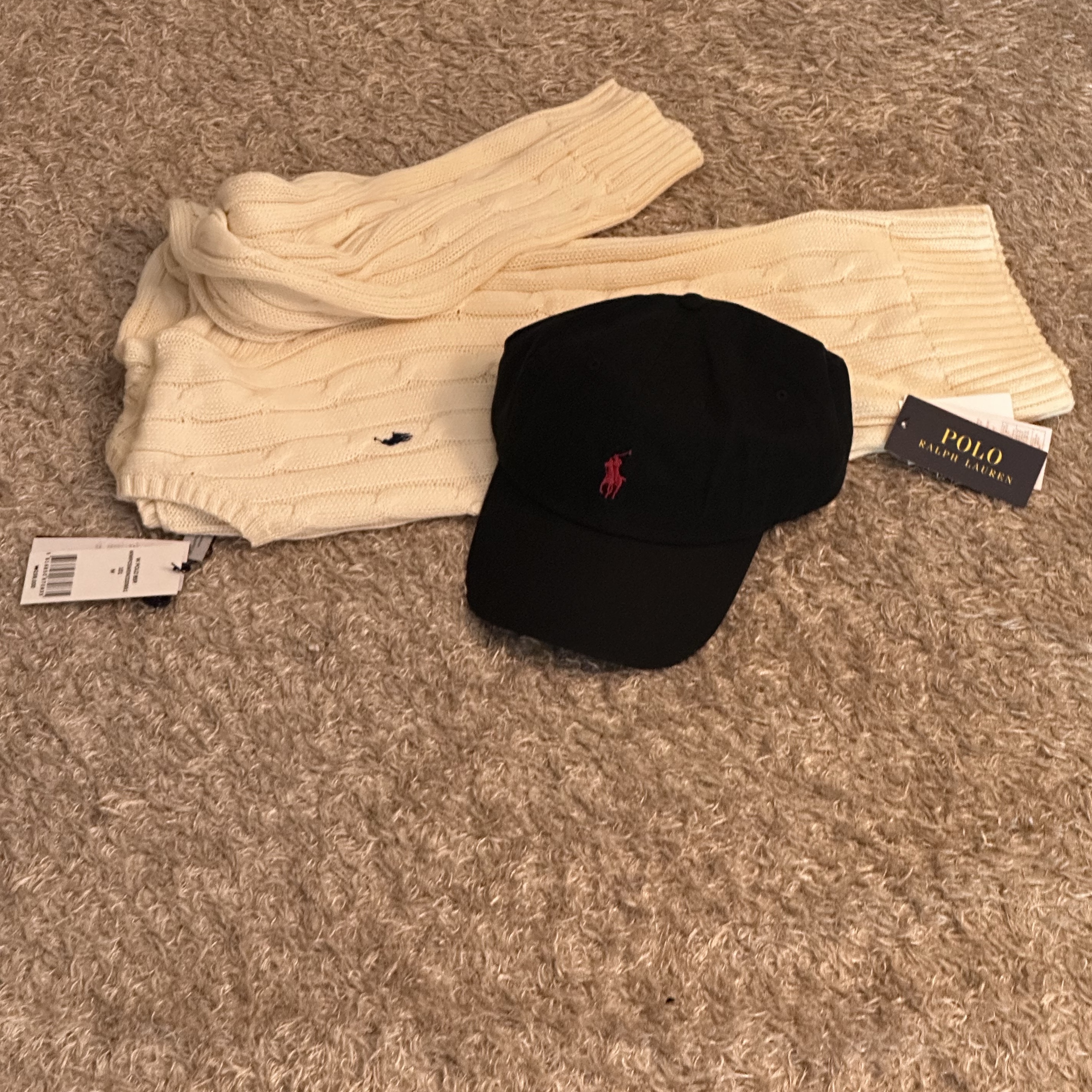 [30%적립] Polo Ralph Lauren Cotton Chino Ball Cap Polo Black 착용 스타일