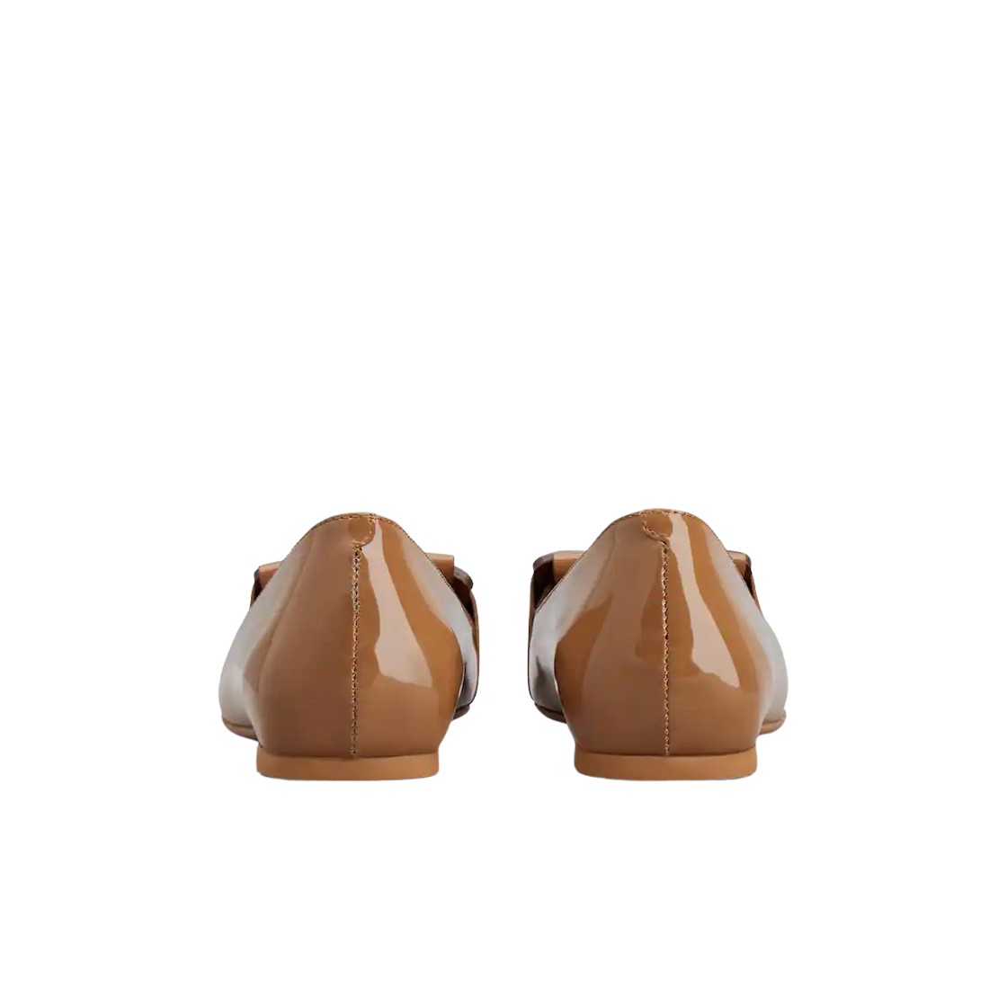 (W) 토즈 케이트 레더 발레리나 브라운((W) Tod's Kate Leather Ballerina Brown) - 2