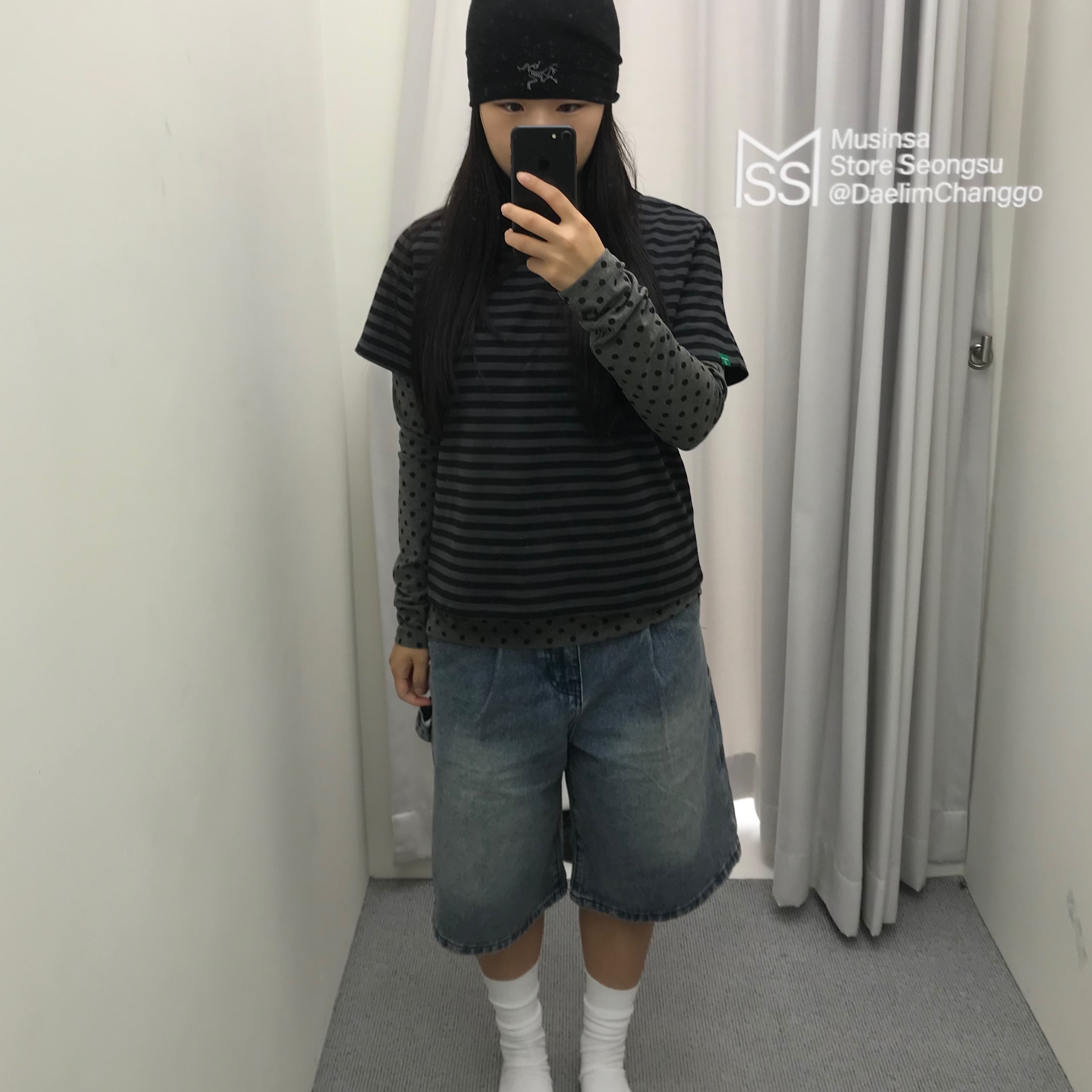Arc'teryx Rho Lightweight Wool Toque Black 착용 스타일