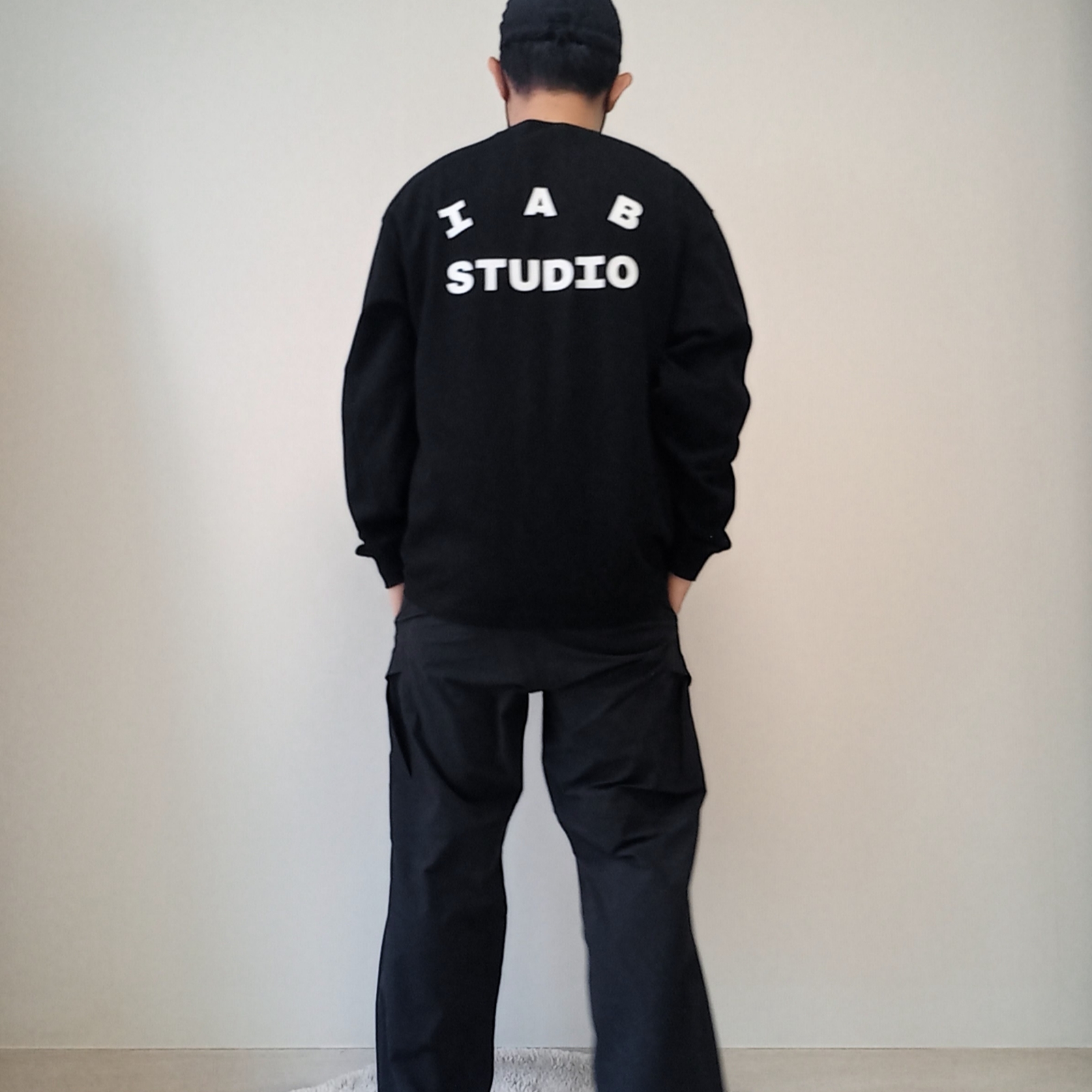 IAB Studio Long Sleeve Black - 23FW, Arc'teryx Rampart Pants Black 착용 스타일 - 1