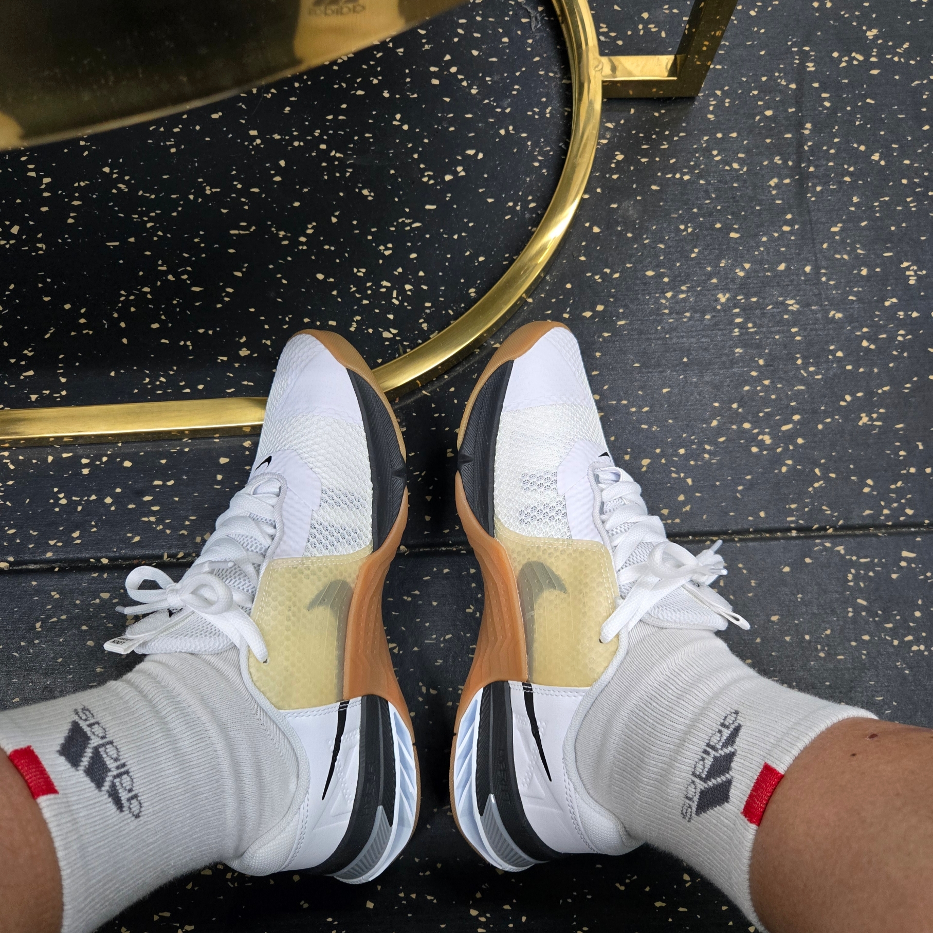 Nike Metcon 7 White Gum 착용 스타일