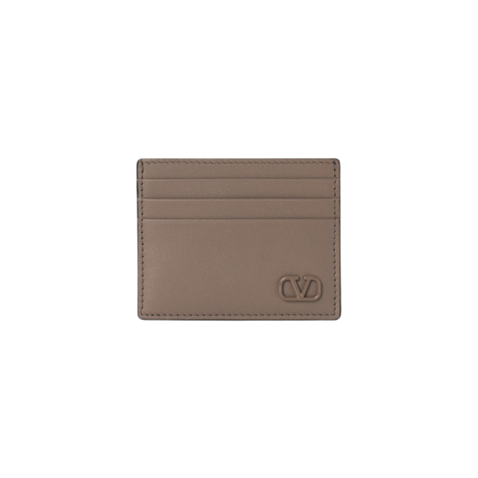 Valentino Vlogo Signature Card Case Clay