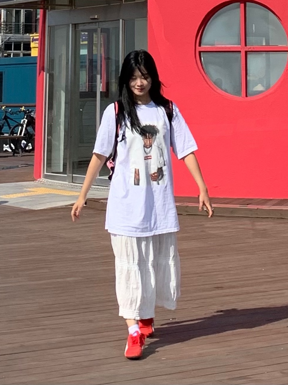 Supreme NBA Youngboy T-Shirt White - 23FW 착용 스타일 - 1