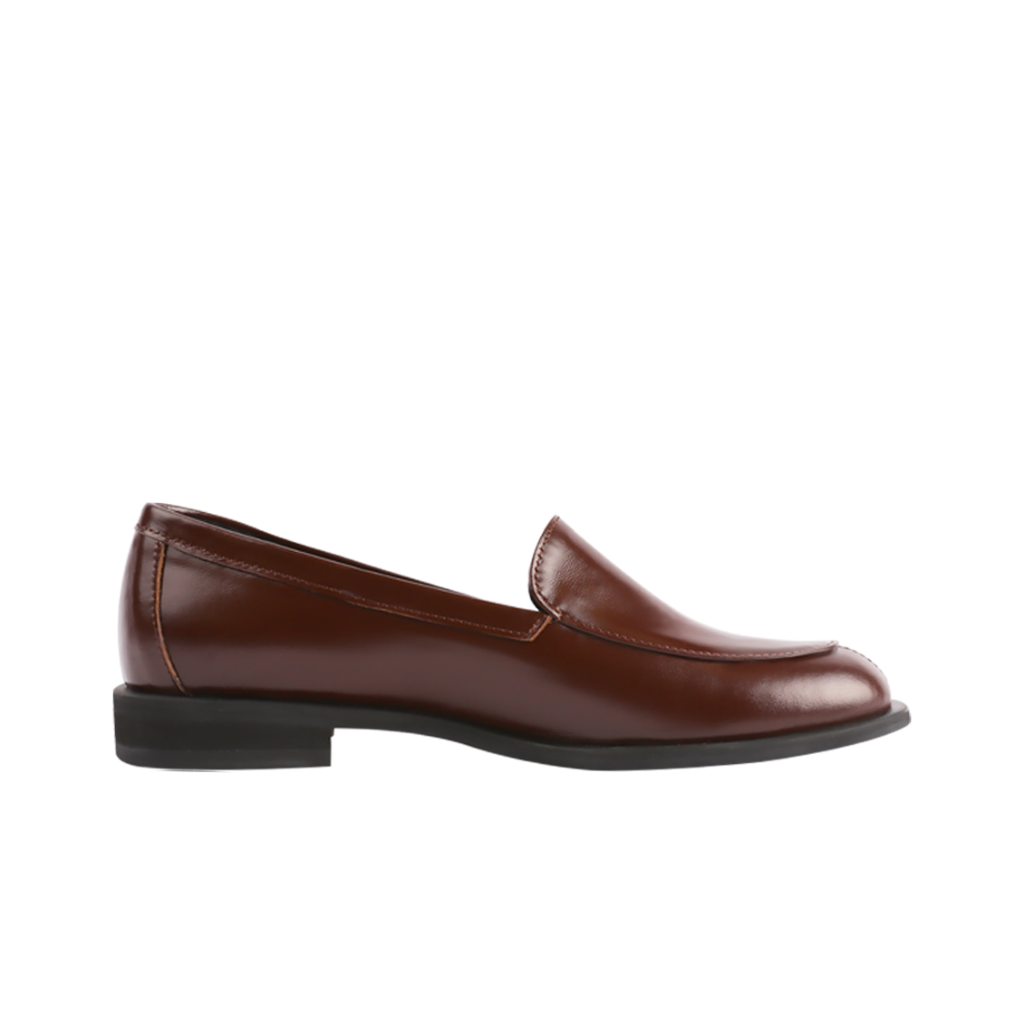 324522 APOA Preppy Round Loafer Brown