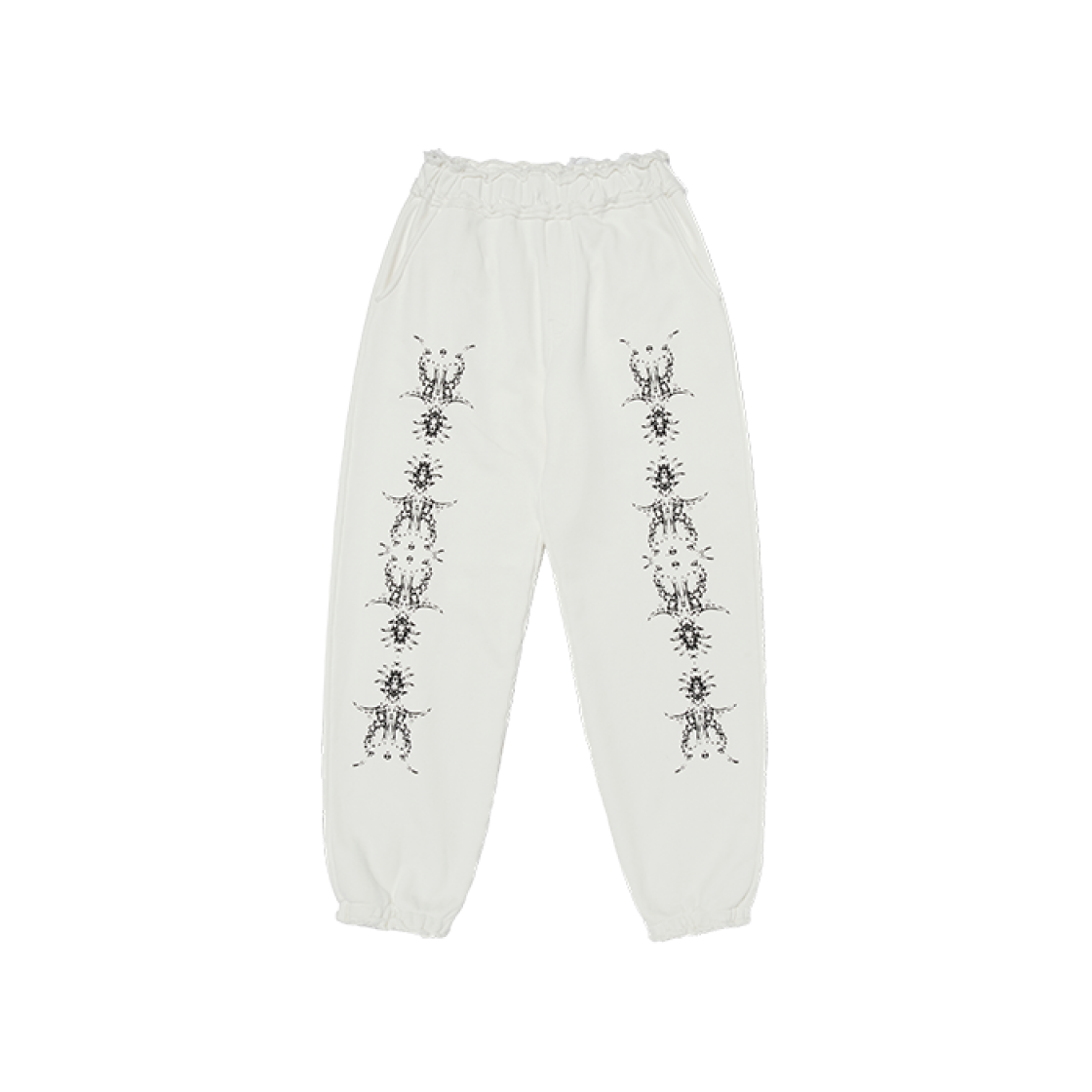 Thug Club Dragon Sweat Pants White 상세 이미지 1