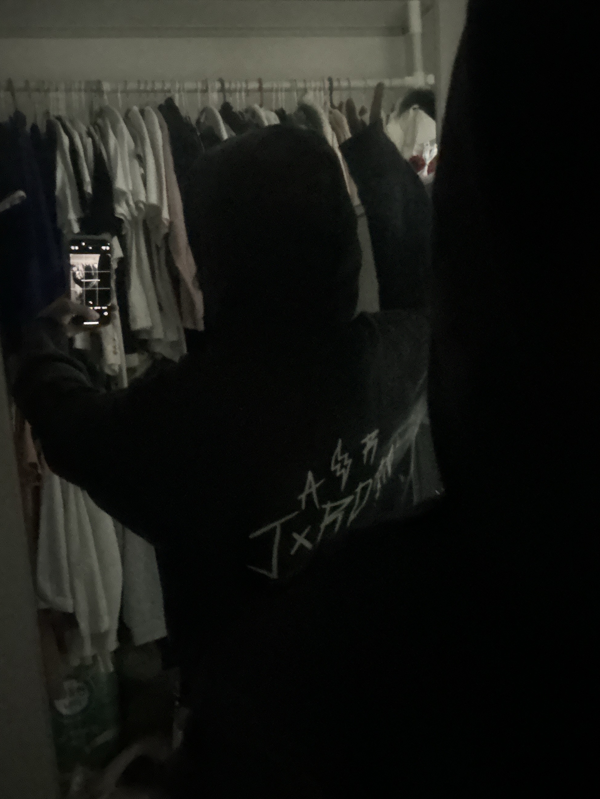 Jordan x J Balvin Hoodie Black - Asia 착용 스타일 - 3