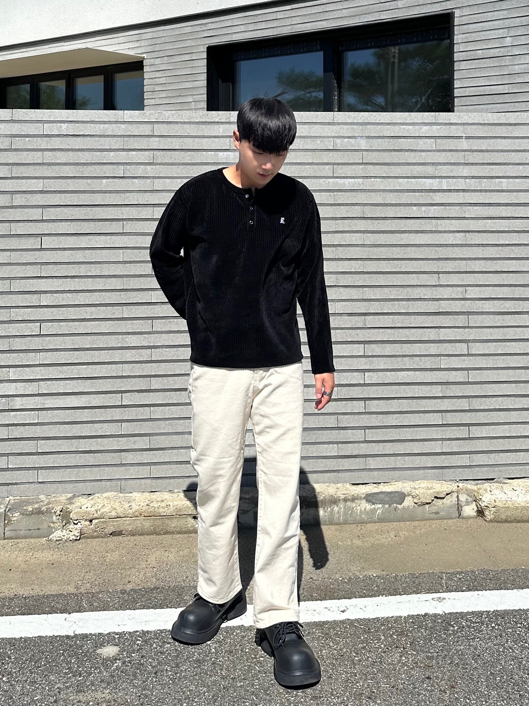 Balenciaga Steroid Derby Black 착용 스타일 - 1